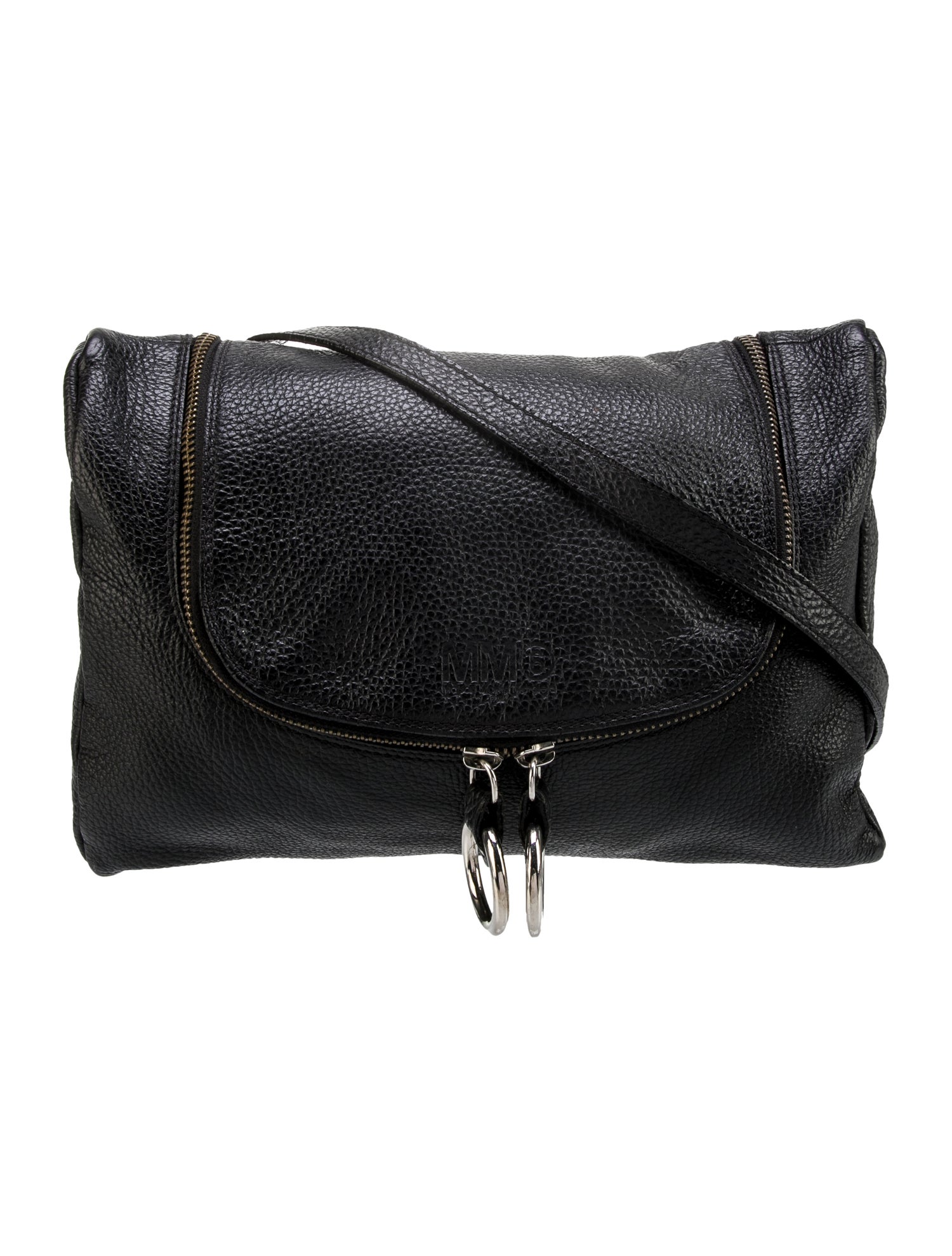 MM6 Maison Margiela Leather Messenger Bag