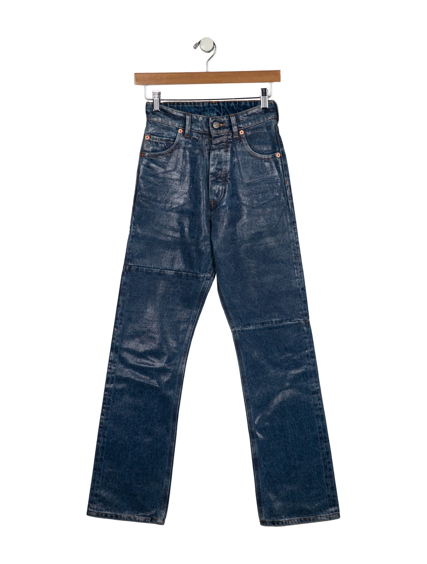 MM6 Maison Margiela High-Rise Straight Leg Jeans