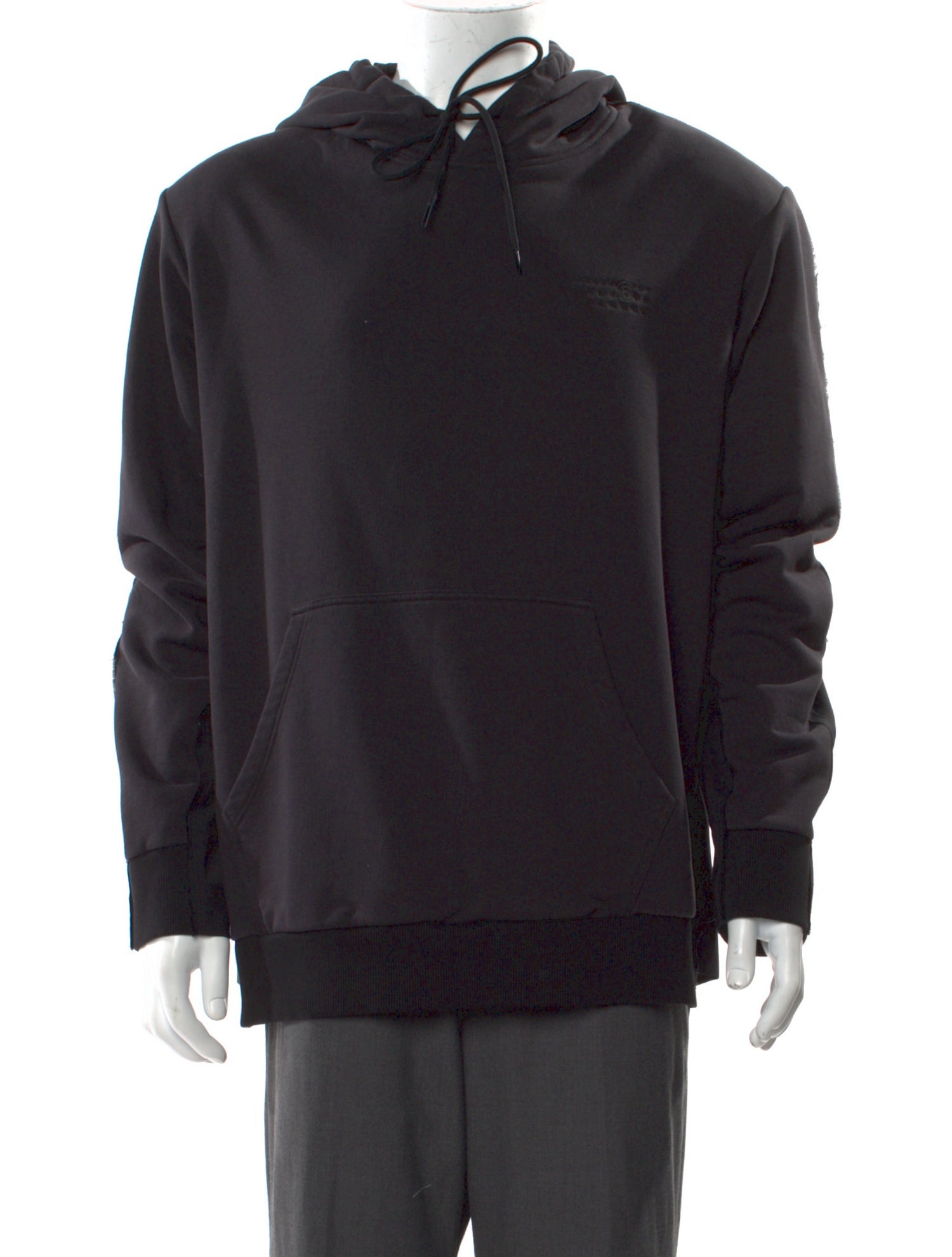 MM6 Maison Margiela Mock Neck Long Sleeve Hoodie