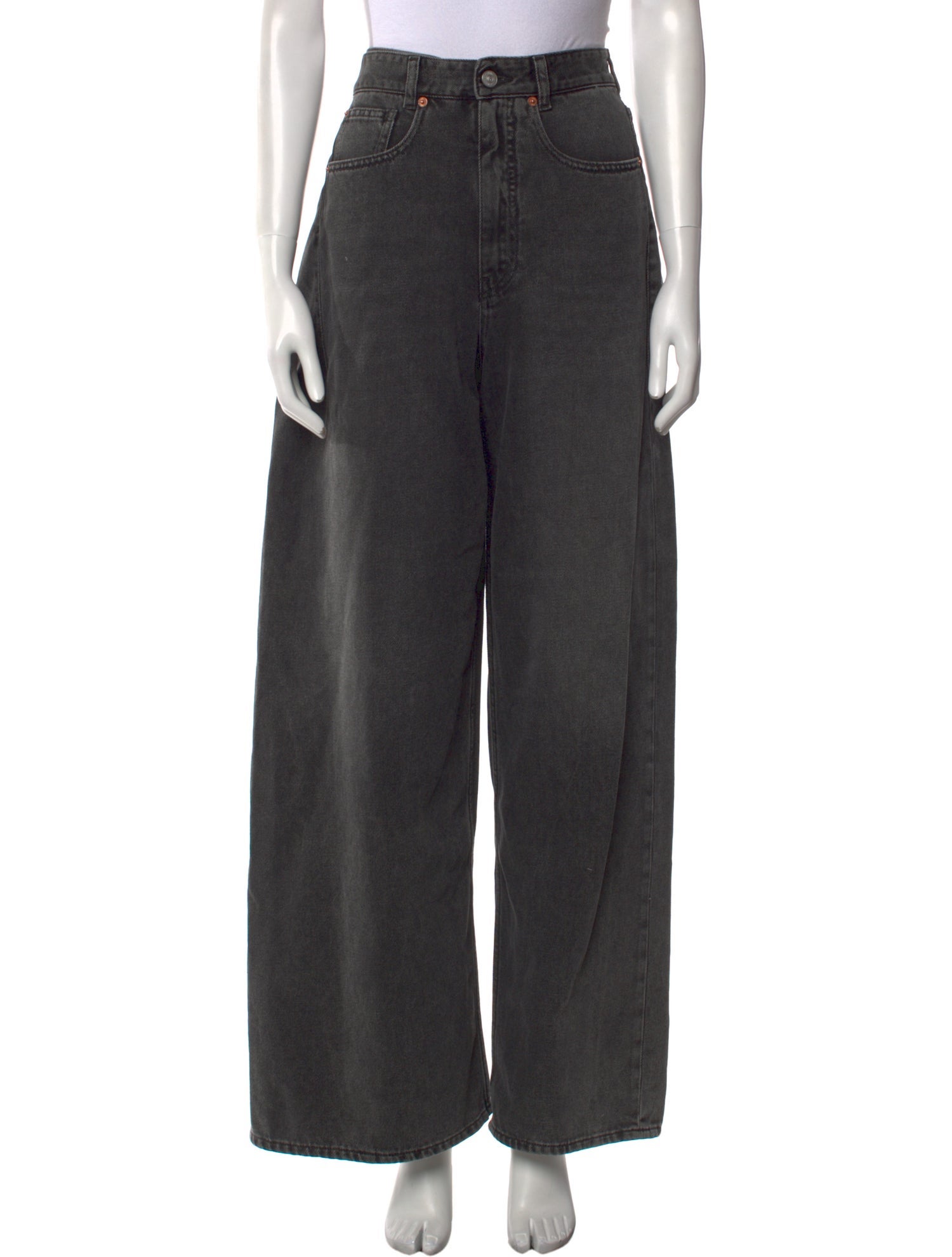 MM6 Maison Margiela High-Rise Wide Leg Jeans