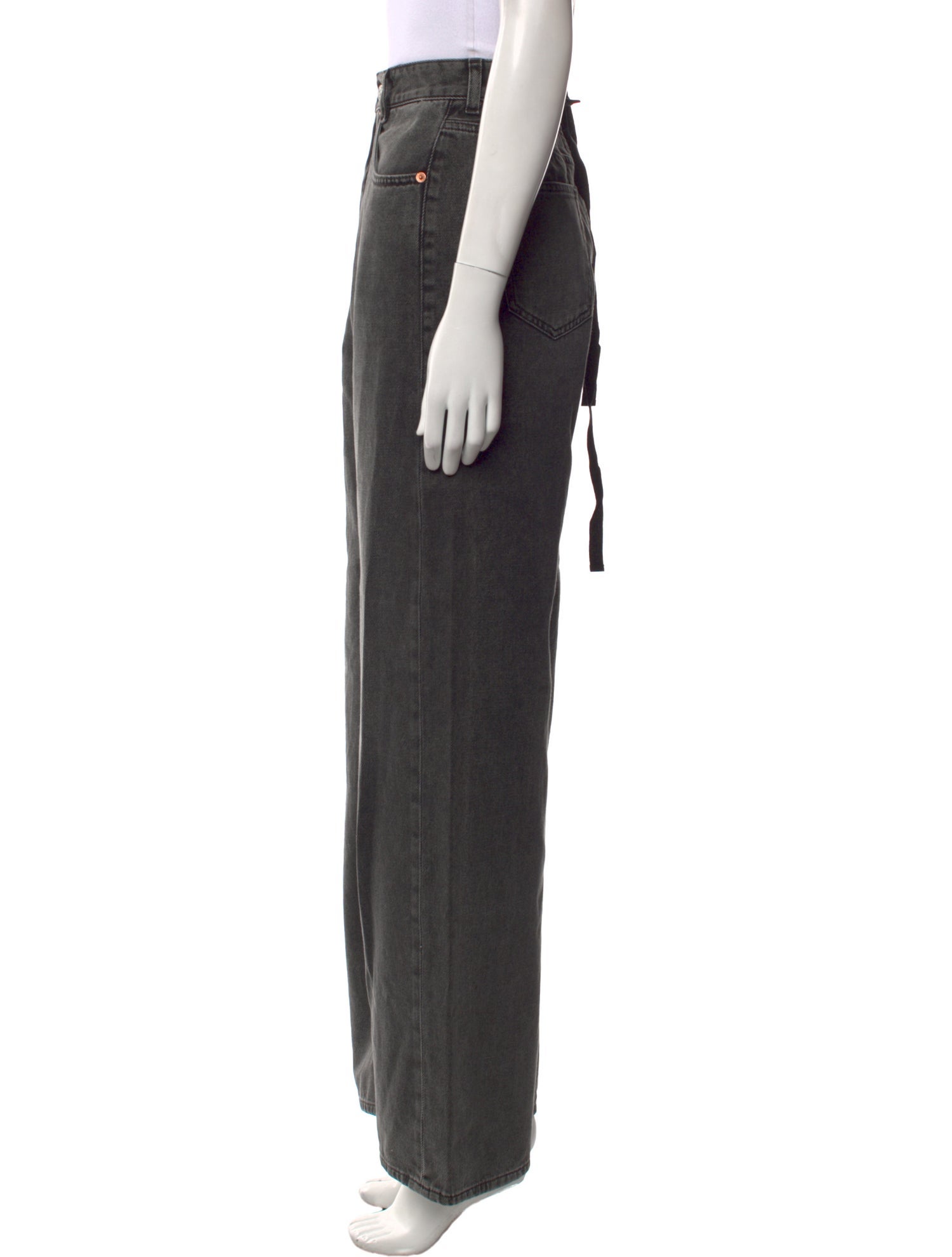 MM6 Maison Margiela High-Rise Wide Leg Jeans