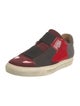 MM6 Maison Margiela Suede Colorblock Pattern Sneakers