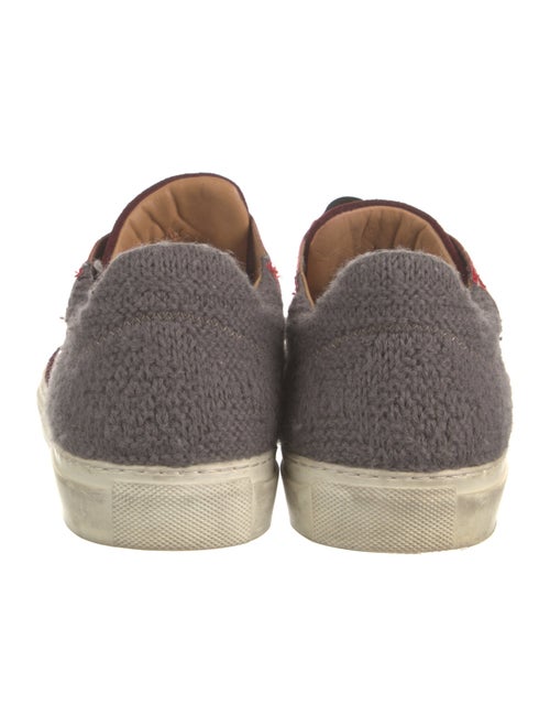 MM6 Maison Margiela Suede Colorblock Pattern Sneakers