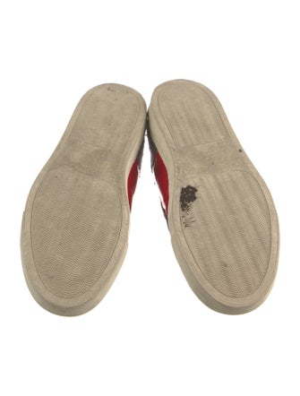 MM6 Maison Margiela Suede Colorblock Pattern Sneakers