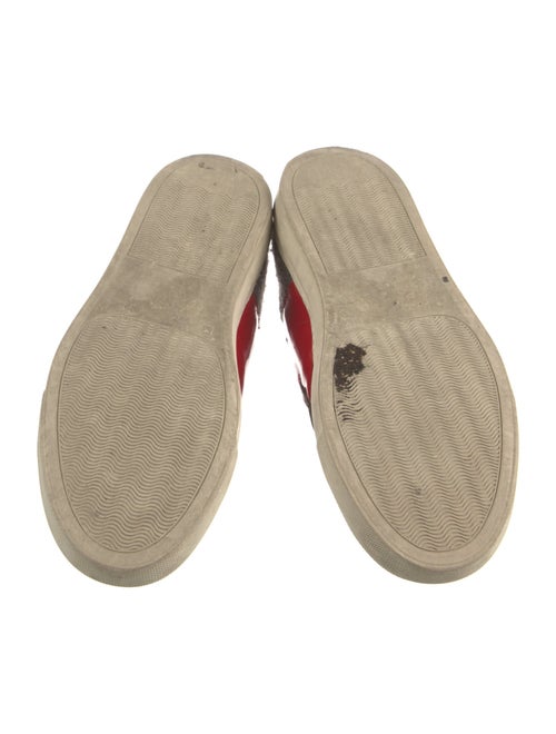 MM6 Maison Margiela Suede Colorblock Pattern Sneakers