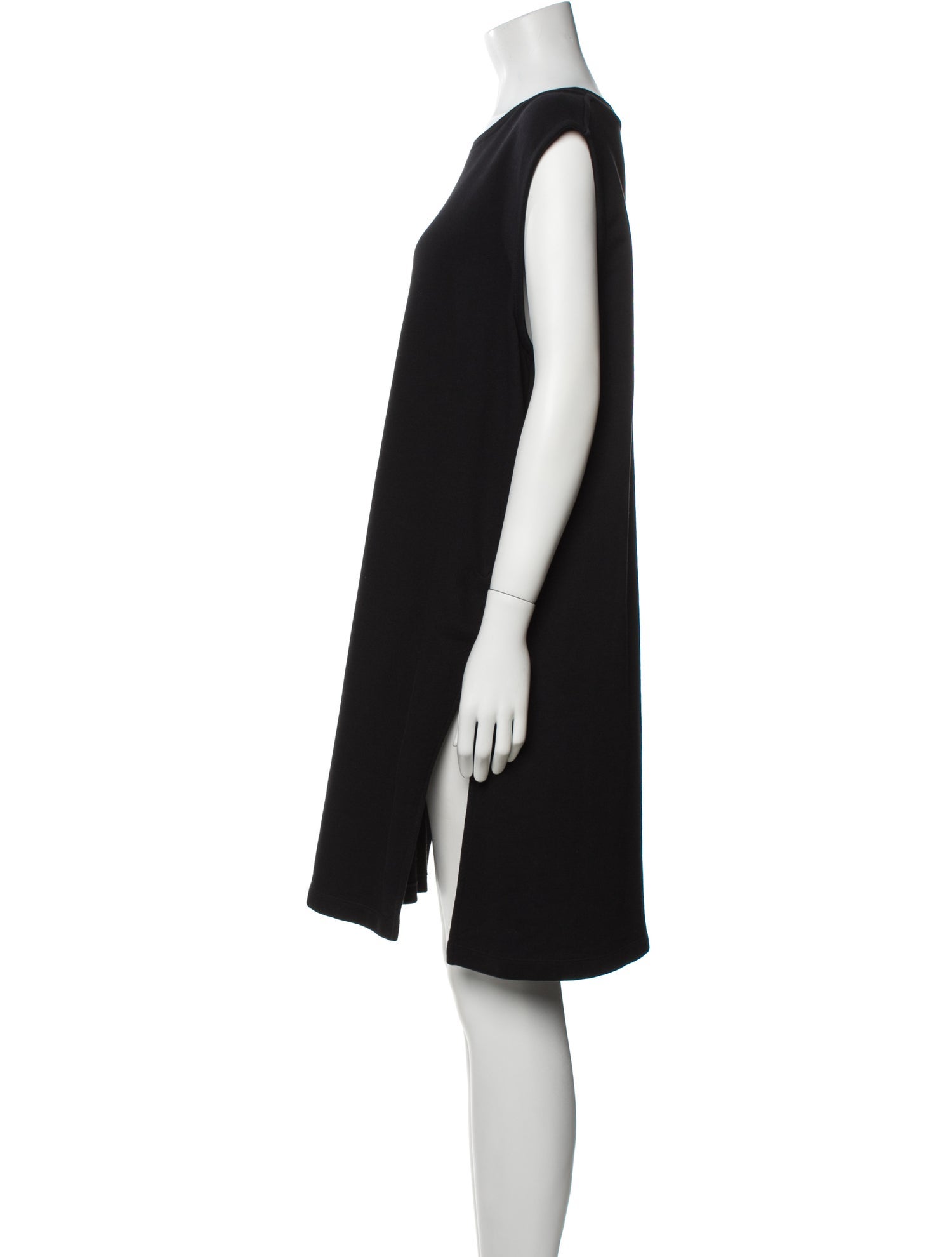 MM6 Maison Margiela Scoop Neck Knee-Length Dress