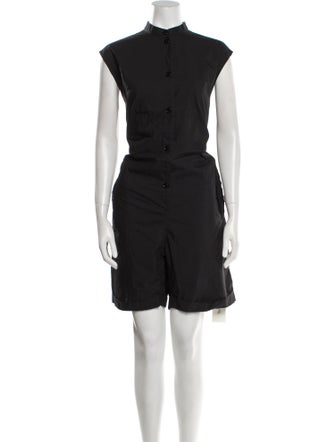 MM6 Maison Margiela Mock Neck Romper