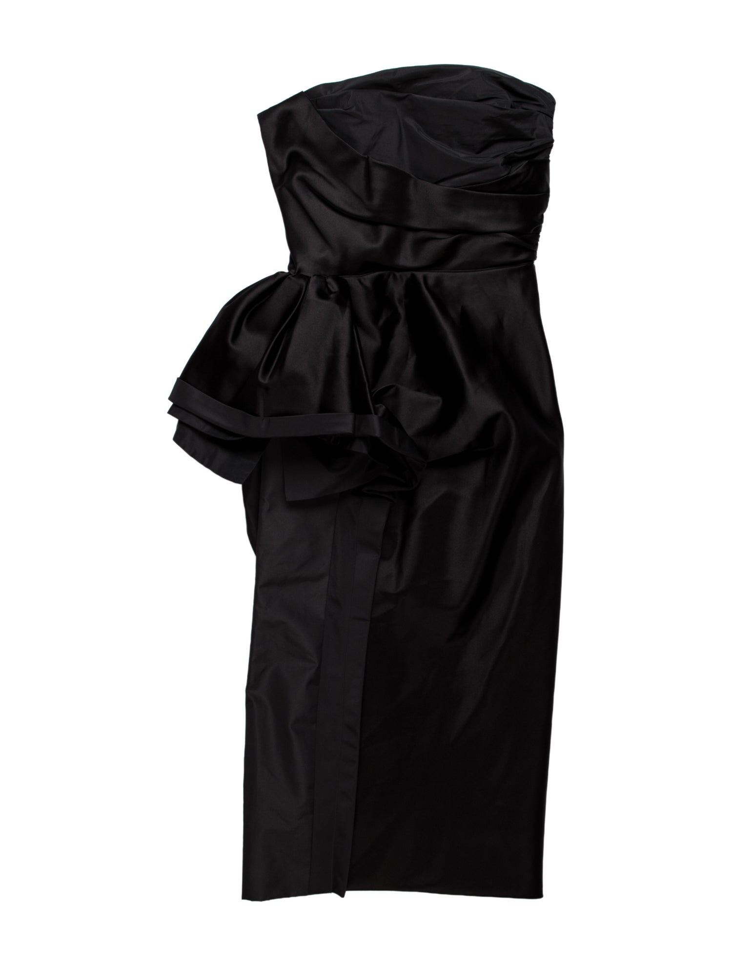 MM6 Maison Margiela Strapless Midi Length Dress