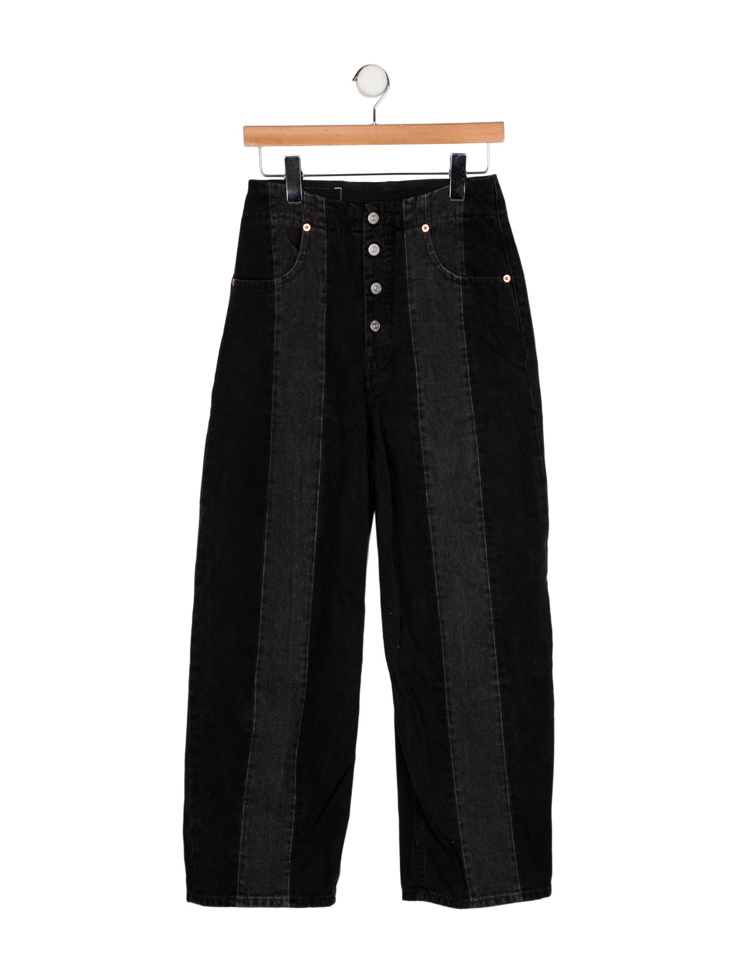MM6 Maison Margiela High-Rise Wide Leg Jeans
