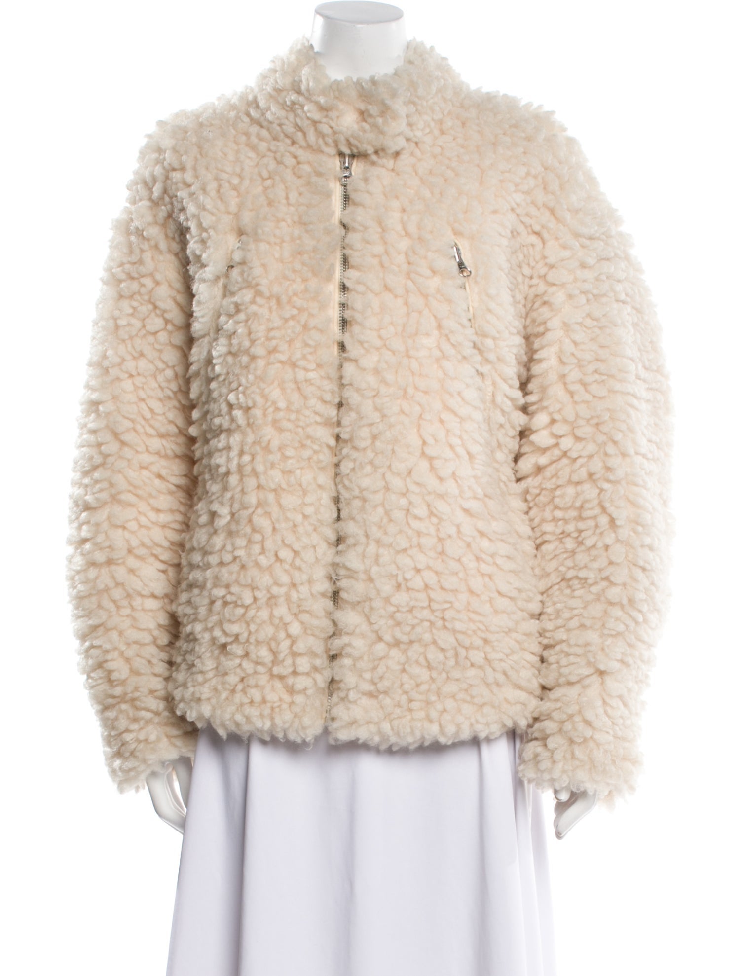 MM6 Maison Margiela Faux Fur Faux Fur Jacket