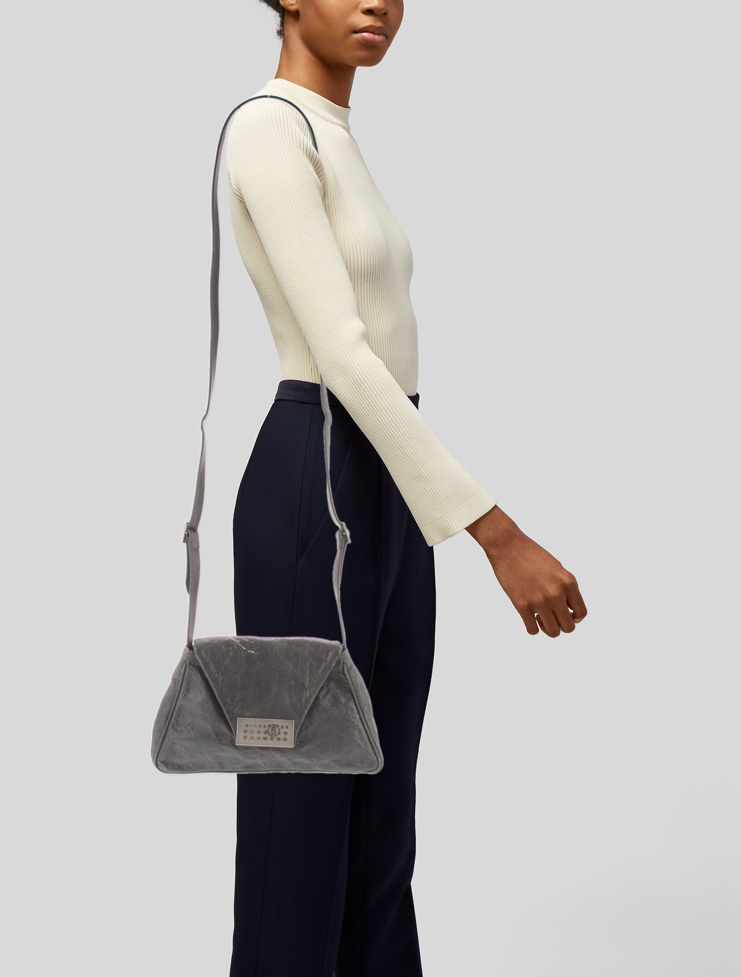 MM6 Maison Margiela Leather Crossbody Bag