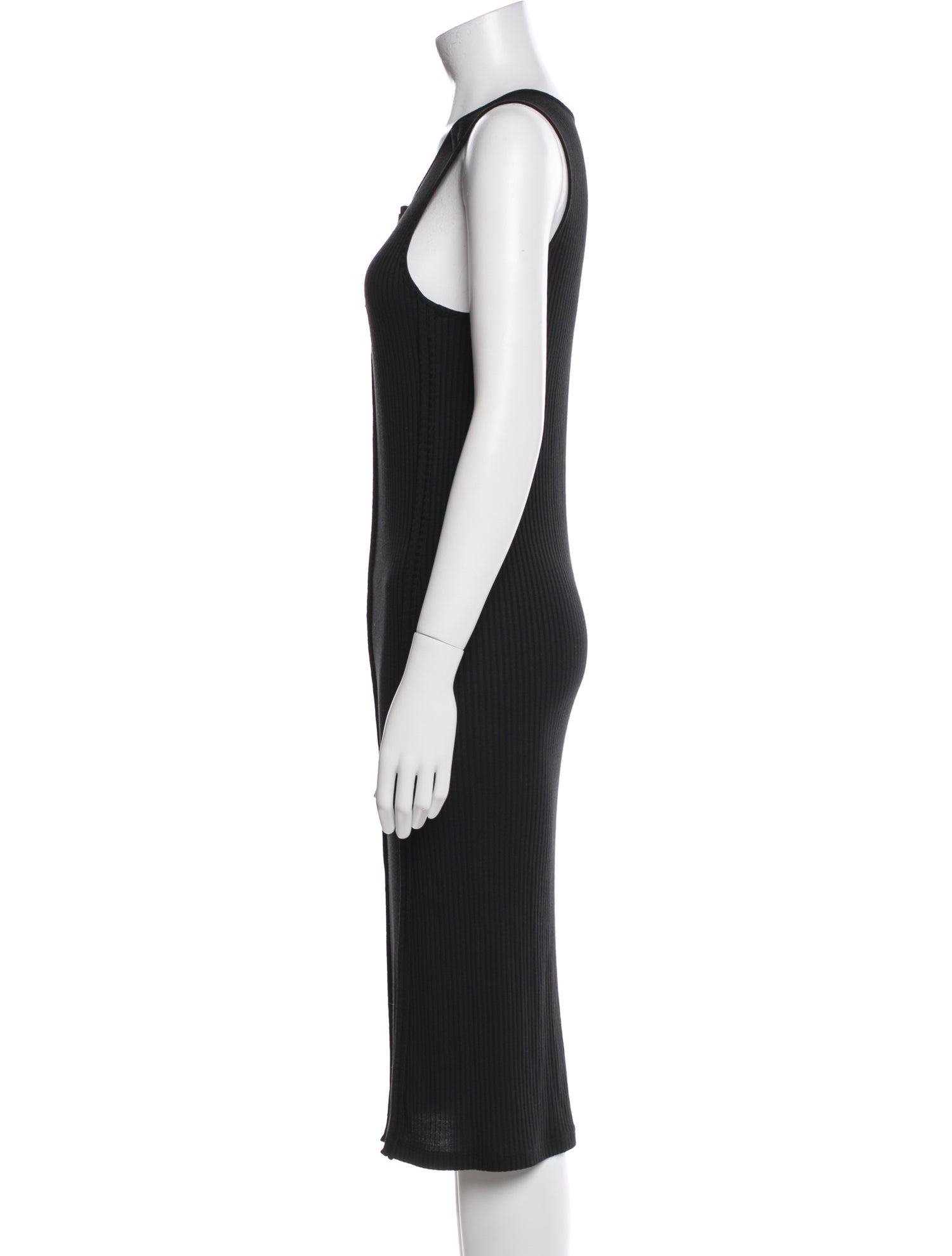 MM6 Maison Margiela Wool Midi Length Dress