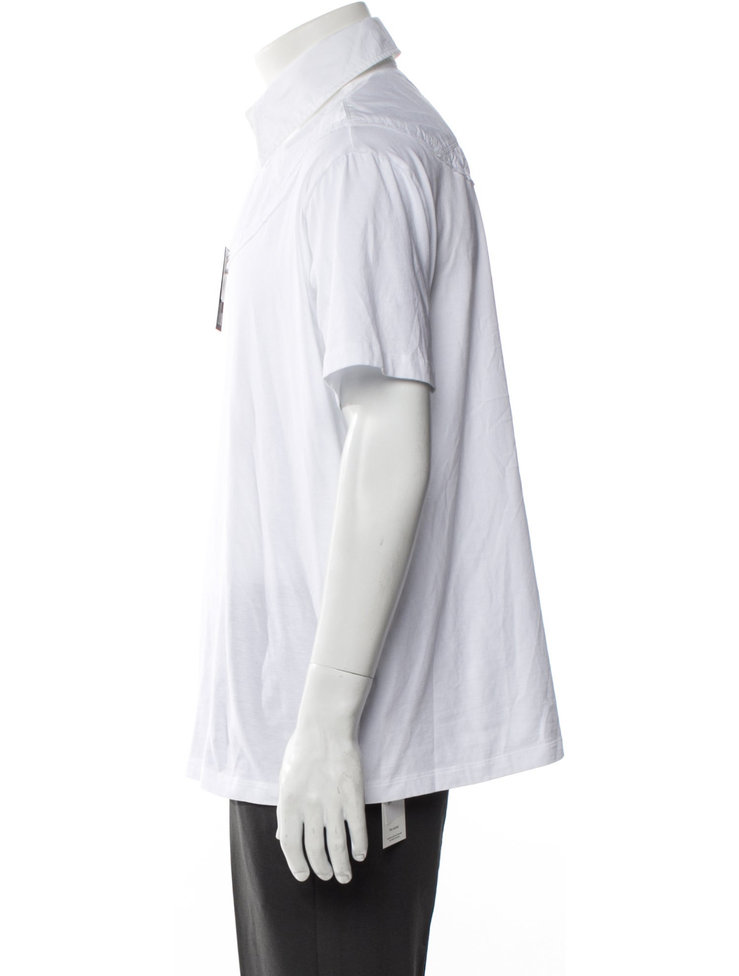 MM6 Maison Margiela Collar Short Sleeve Polo Shirt