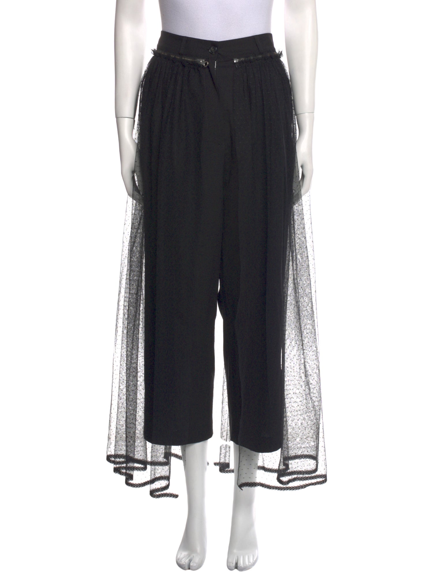 MM6 Maison Margiela Virgin Wool Wide Leg Pants