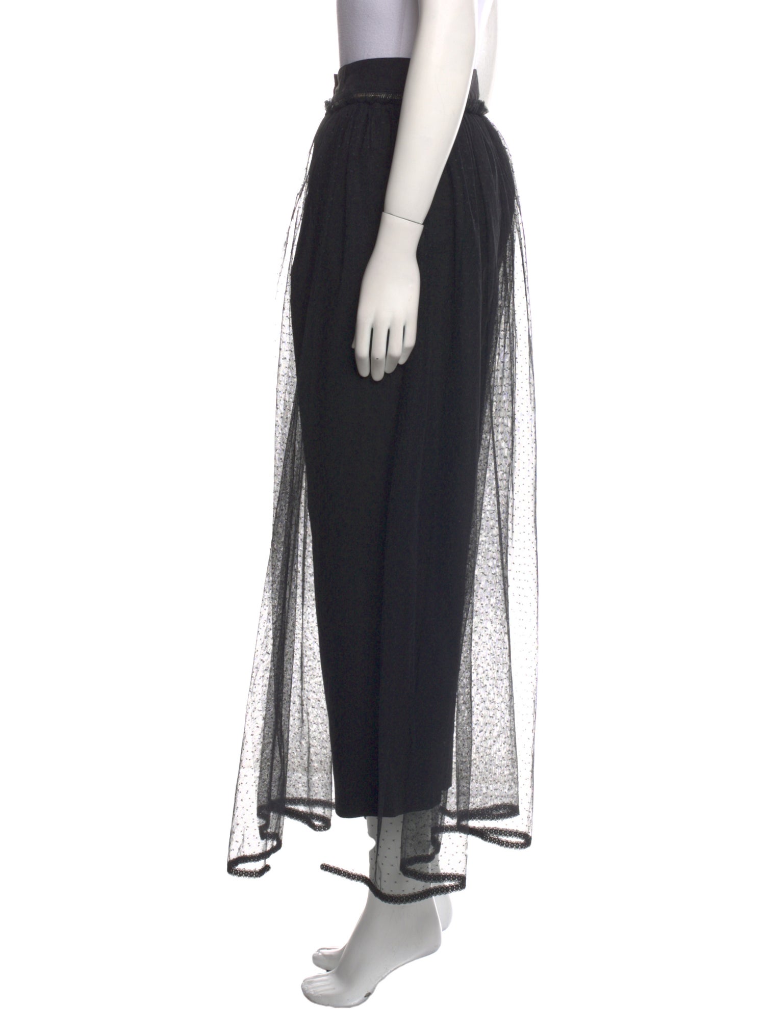 MM6 Maison Margiela Virgin Wool Wide Leg Pants