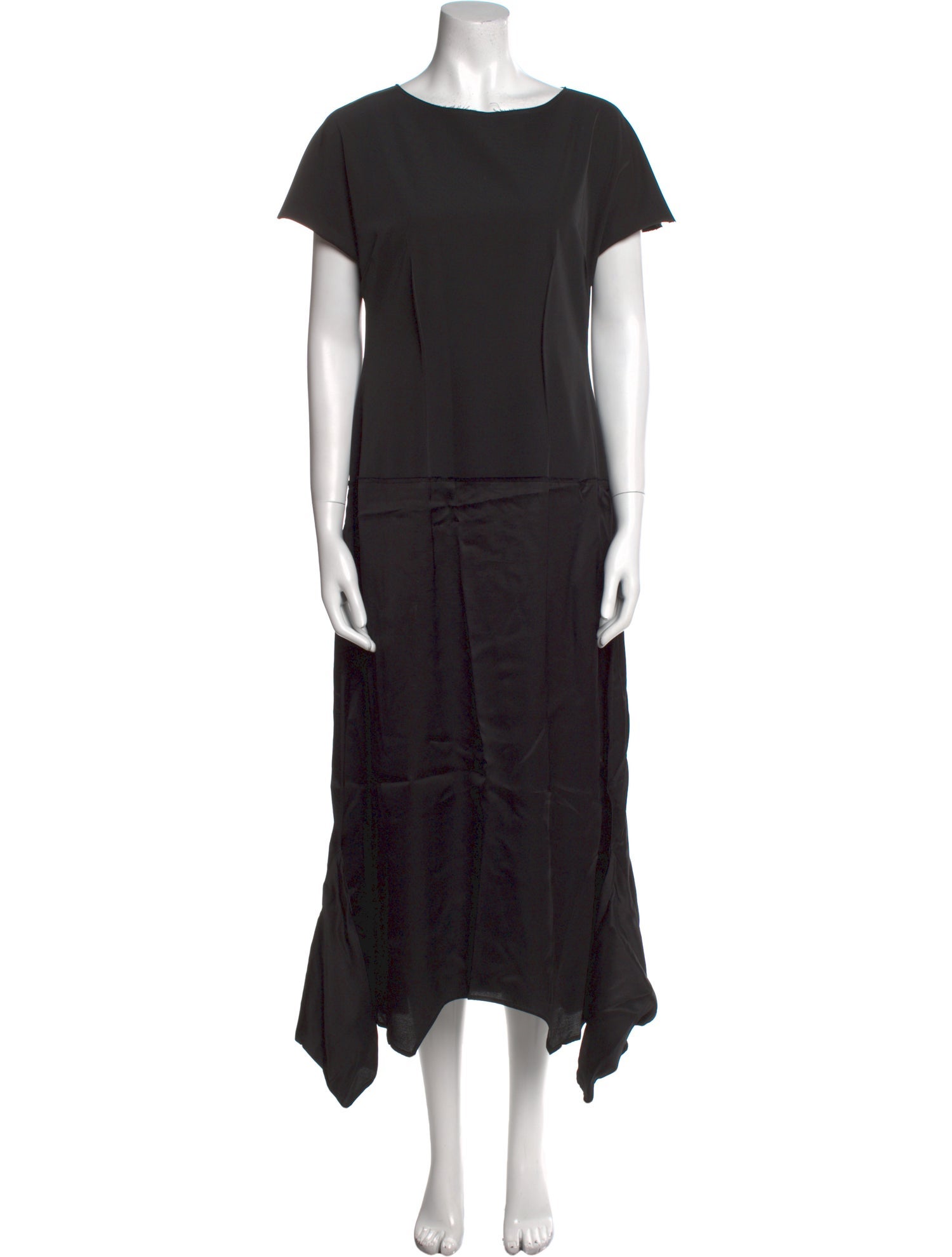 MM6 Maison Margiela Scoop Neck Long Dress