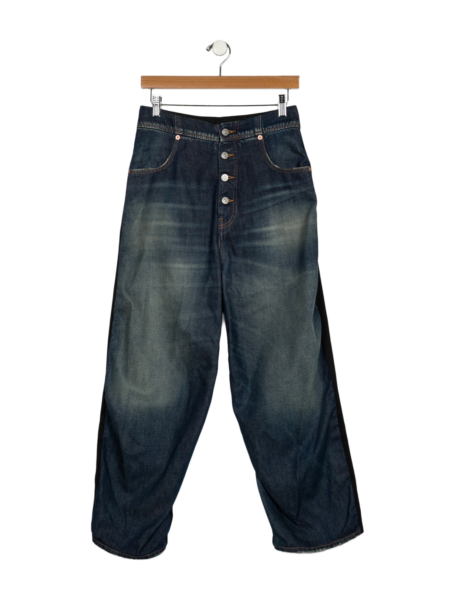 MM6 Maison Margiela High-Rise Wide Leg Jeans