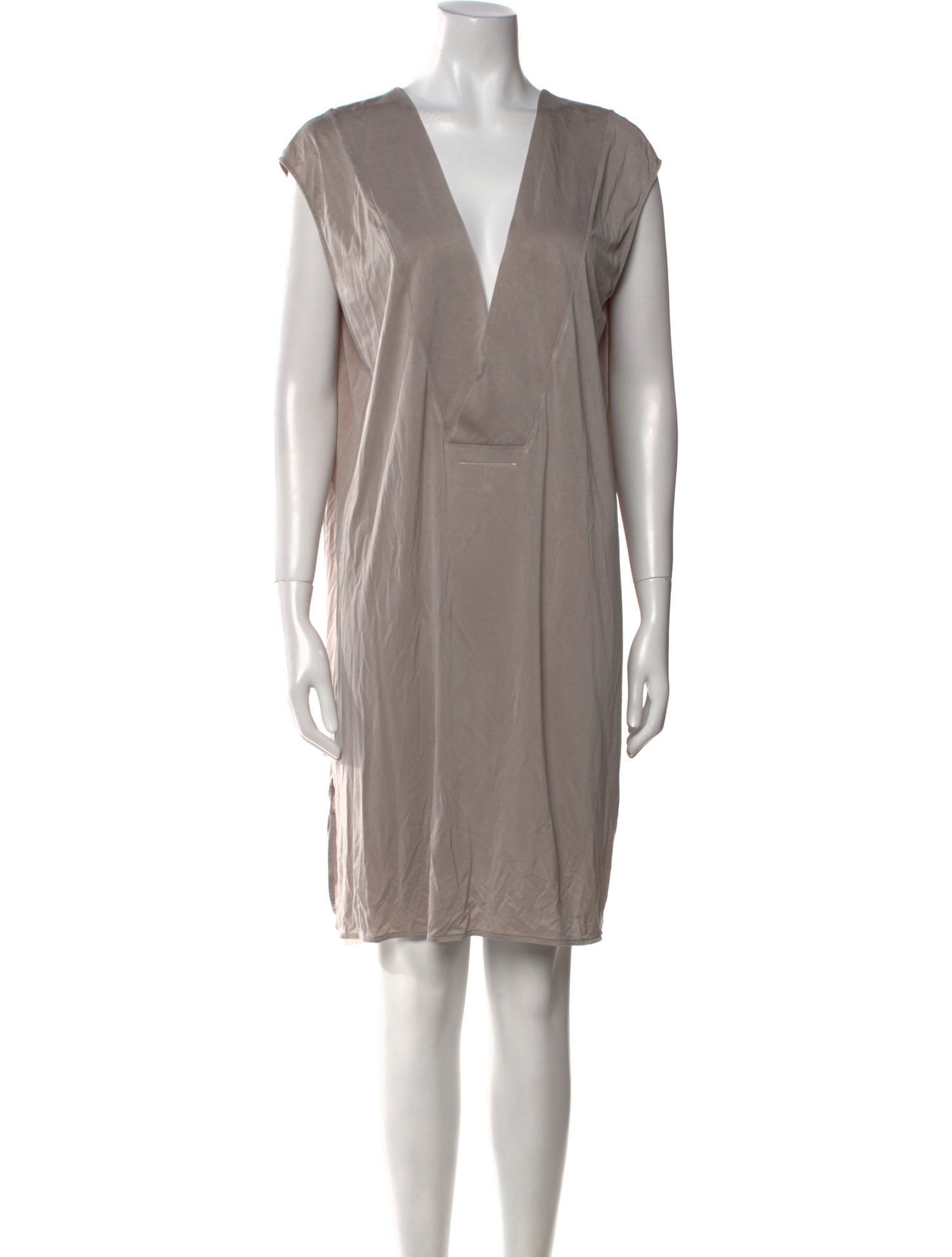 MM6 Maison Margiela V-Neck Mini Dress