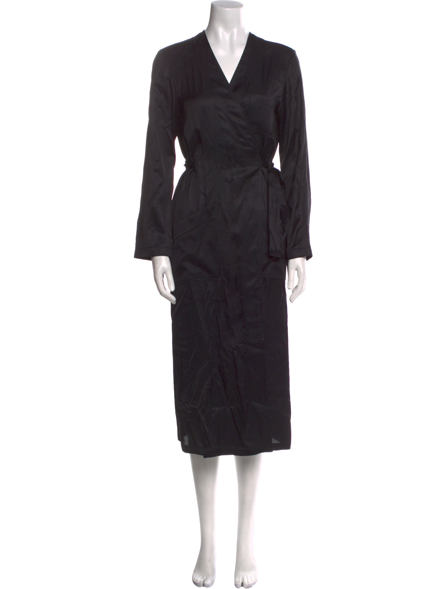 MM6 Maison Margiela V-Neck Knee-Length Dress