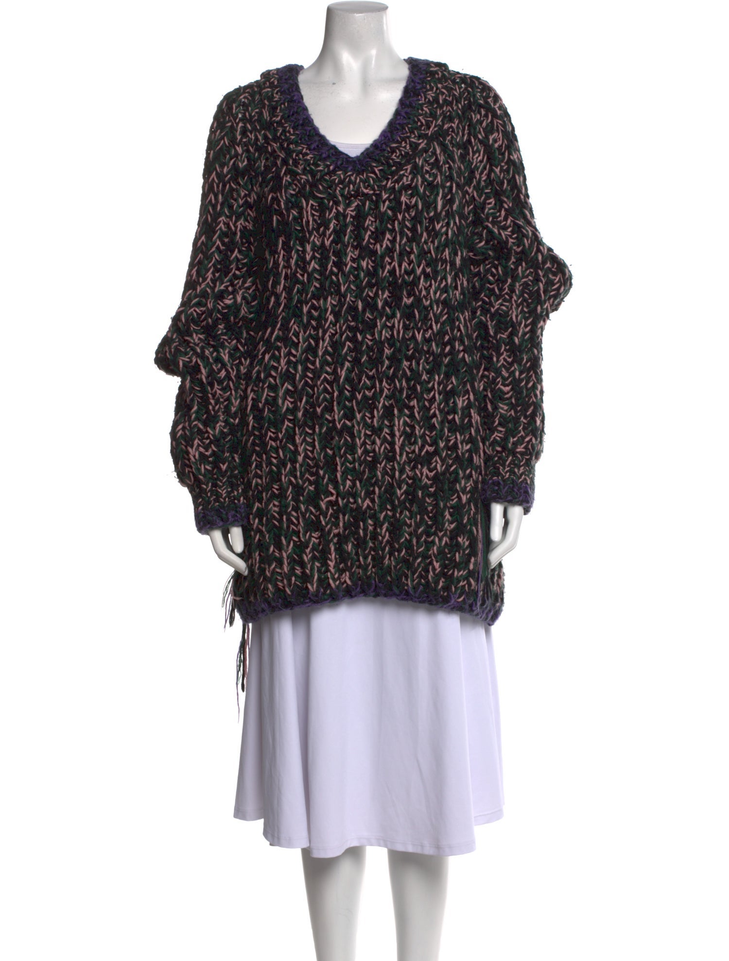 MM6 Maison Margiela Wool V-Neck Sweater