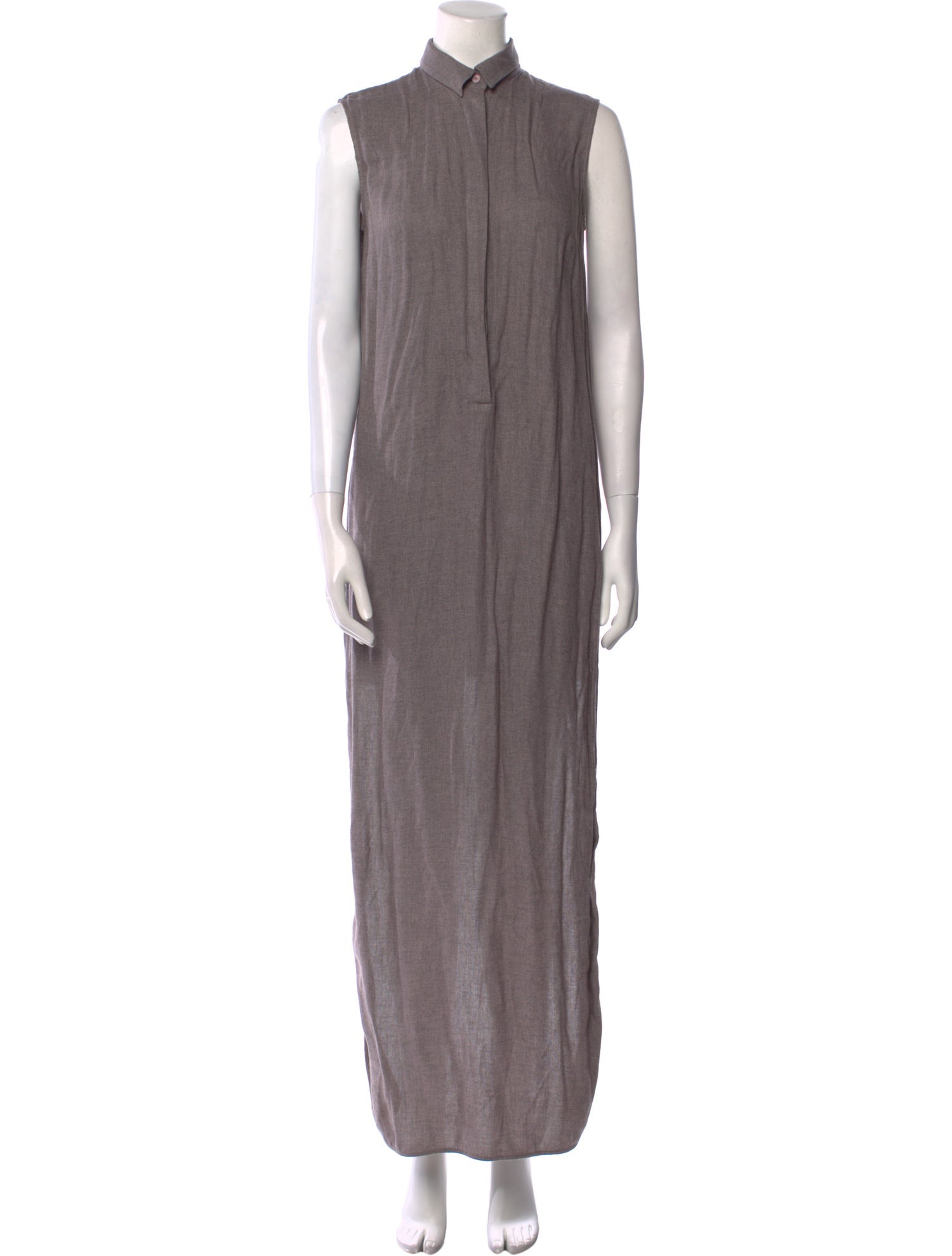 MM6 Maison Margiela Suede Long Dress