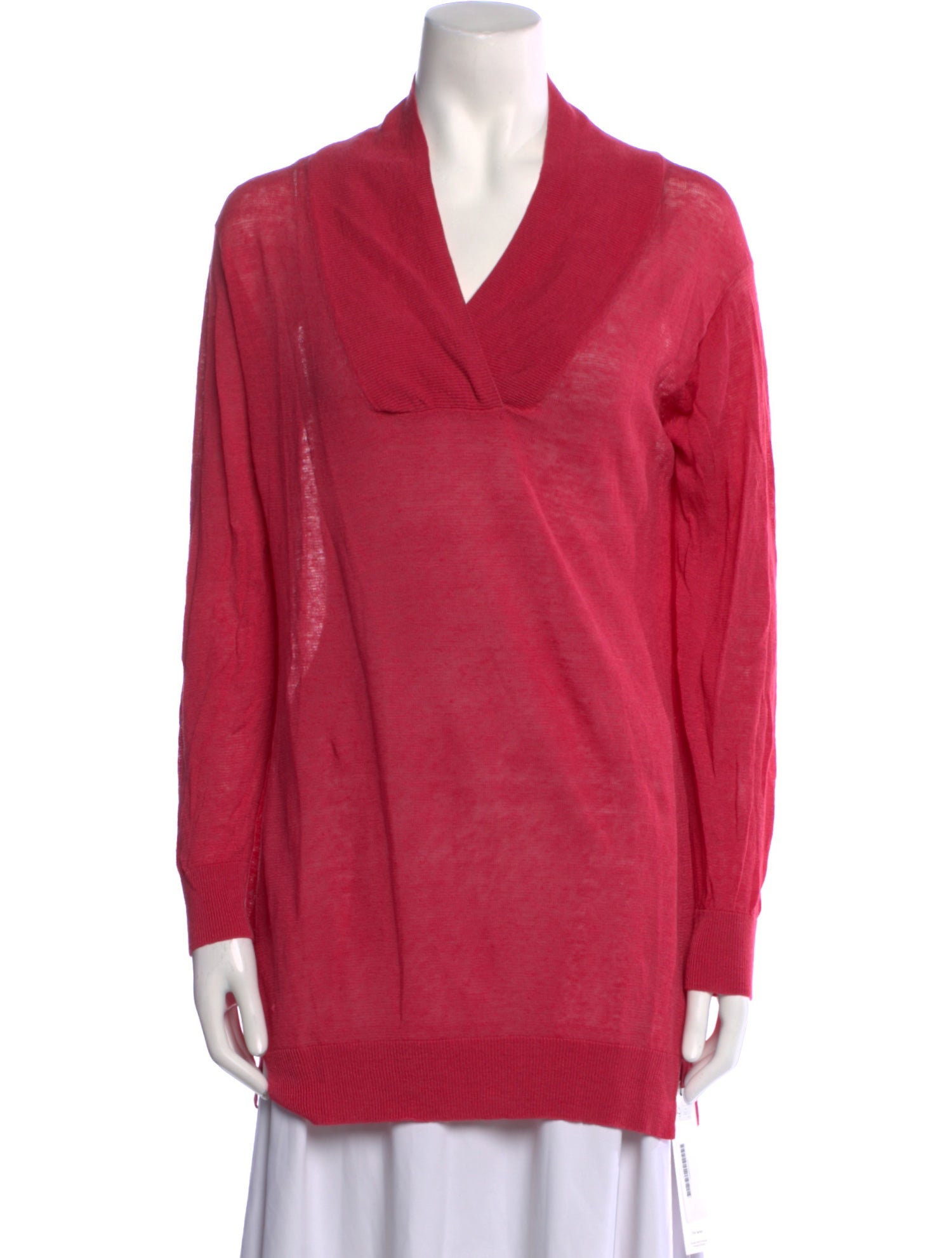 MM6 Maison Margiela Linen V-Neck Sweater