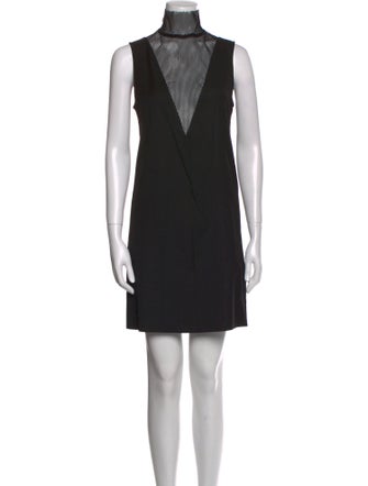 MM6 Maison Margiela Wool Knee-Length Dress