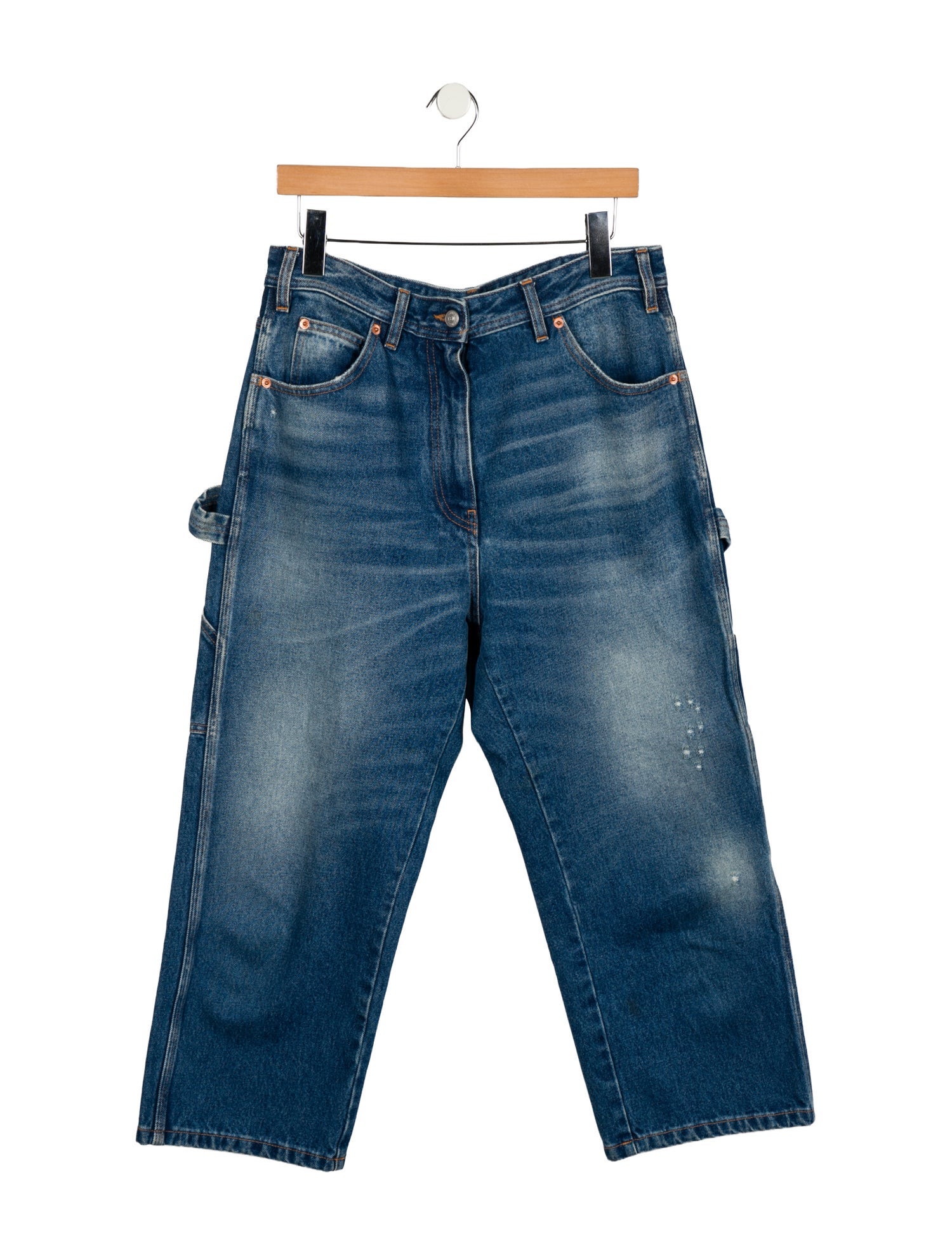 MM6 Maison Margiela High-Rise Wide Leg Jeans