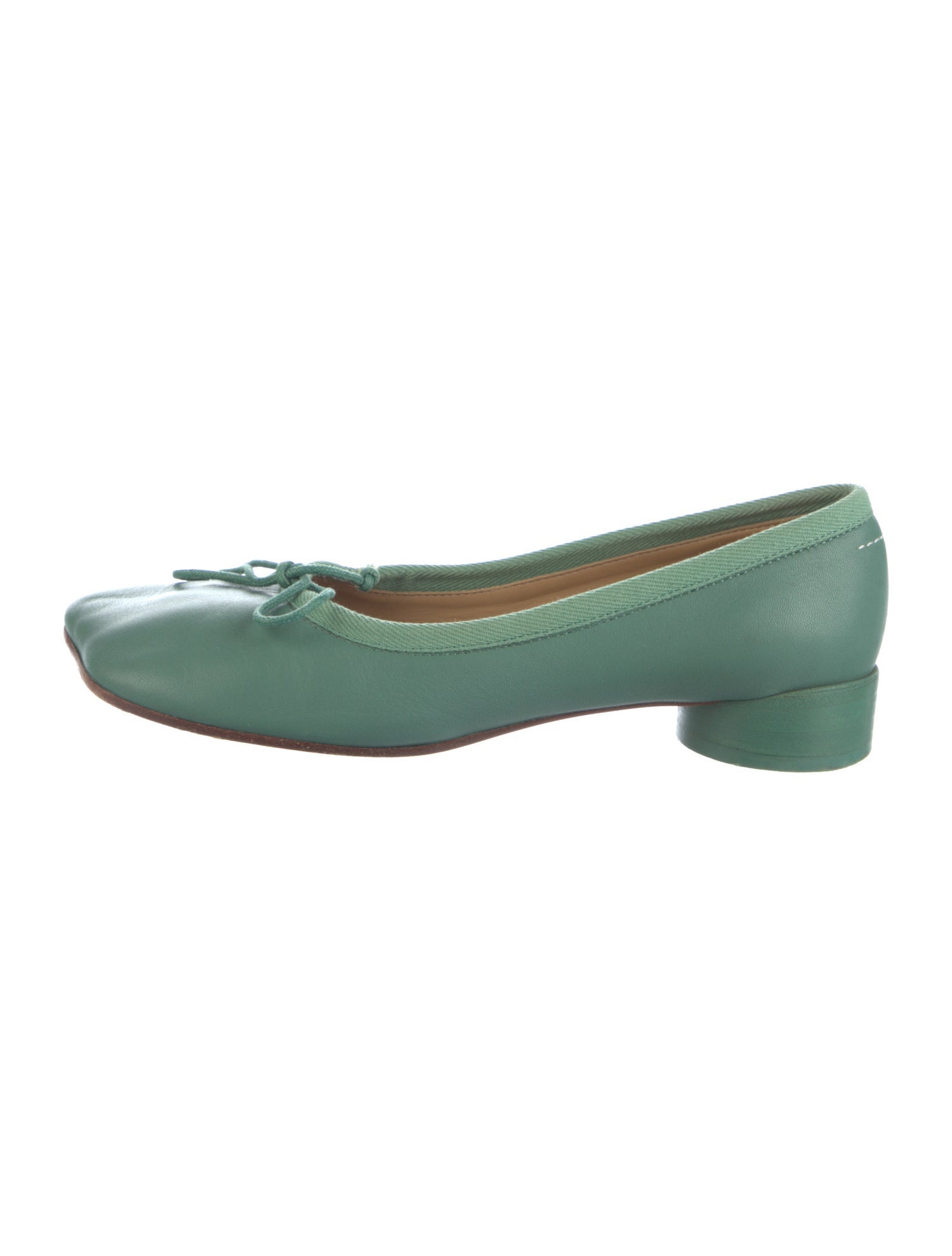 MM6 Maison Margiela Leather Flats