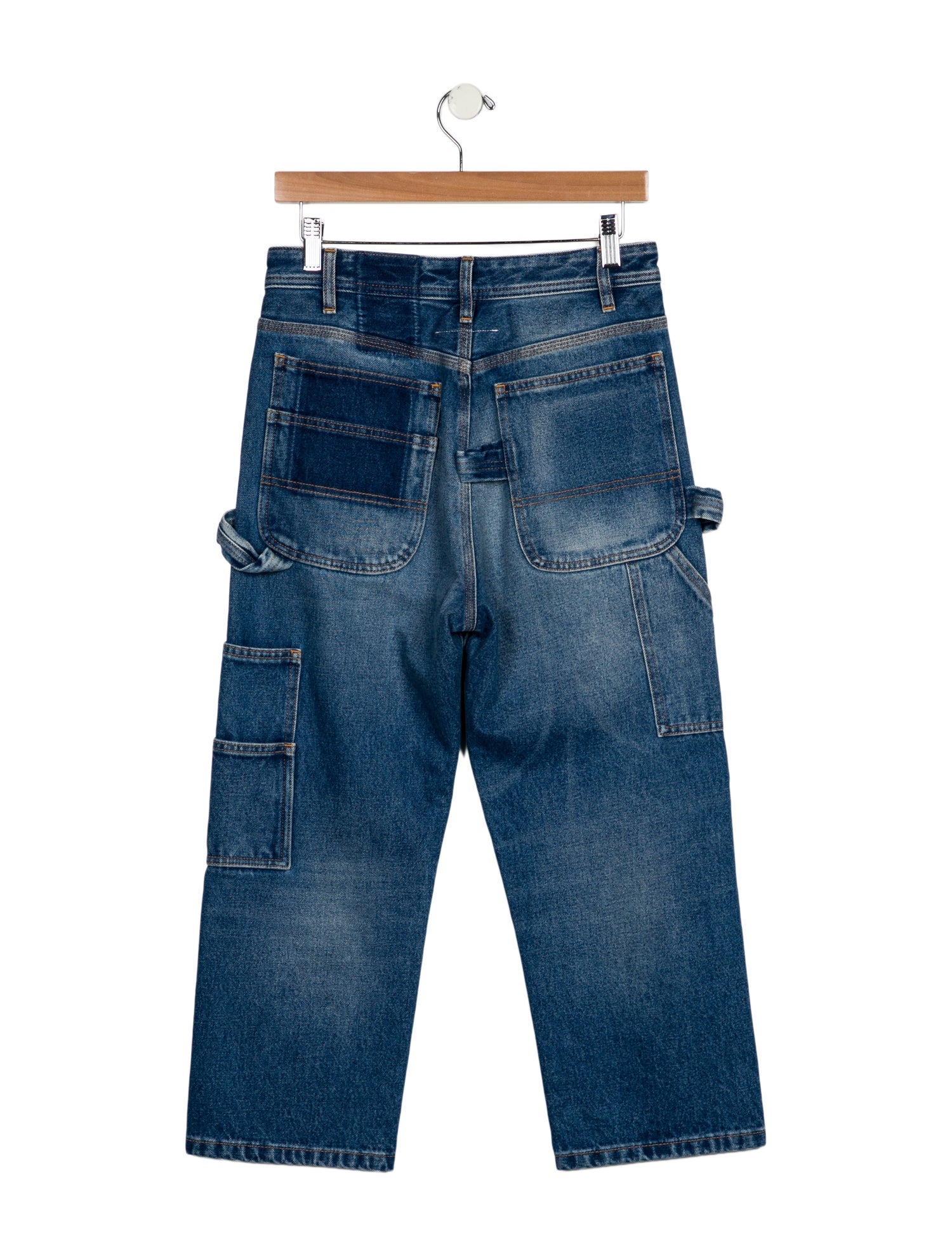 MM6 Maison Margiela High-Rise Straight Leg Jeans