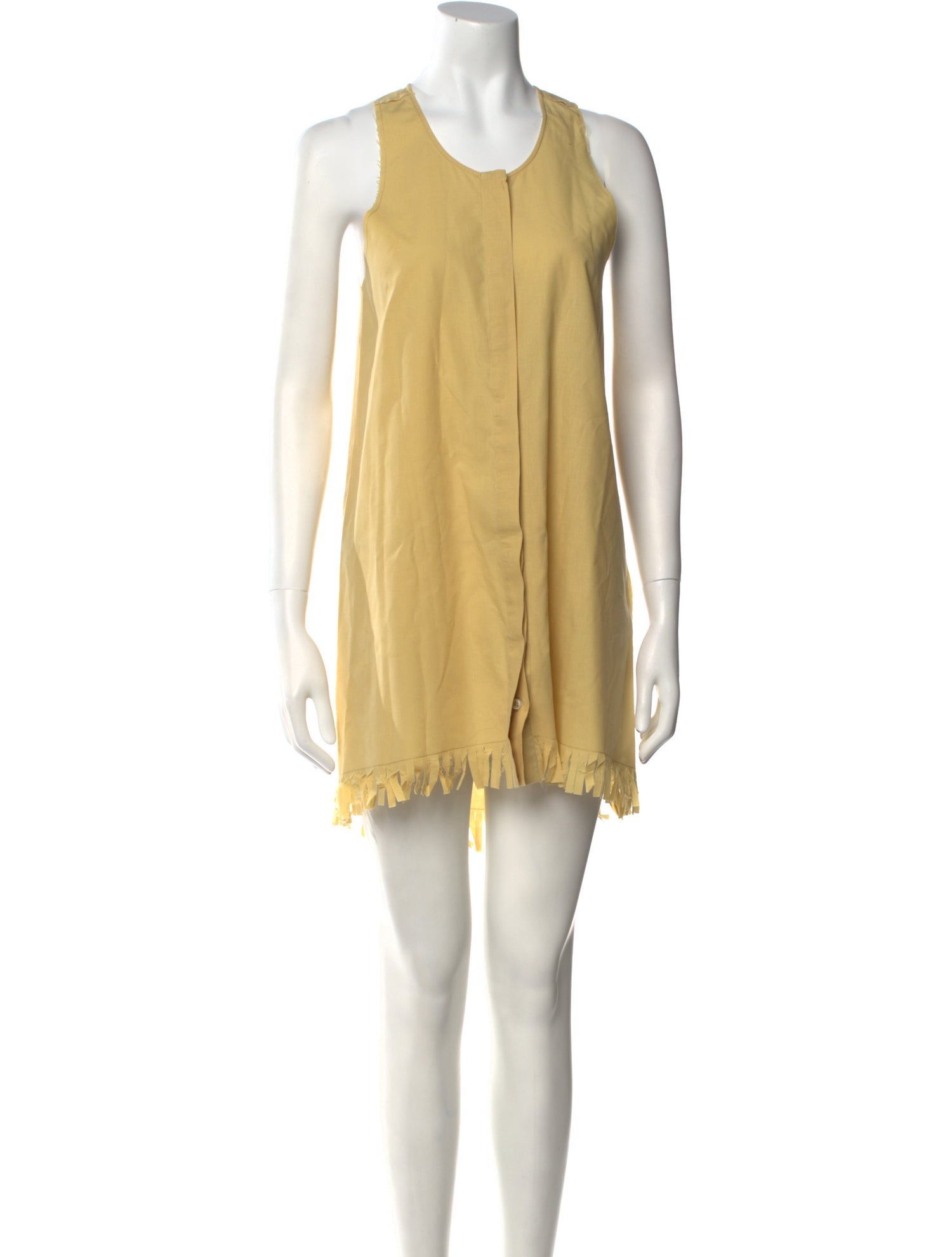 MM6 Maison Margiela Scoop Neck Mini Dress