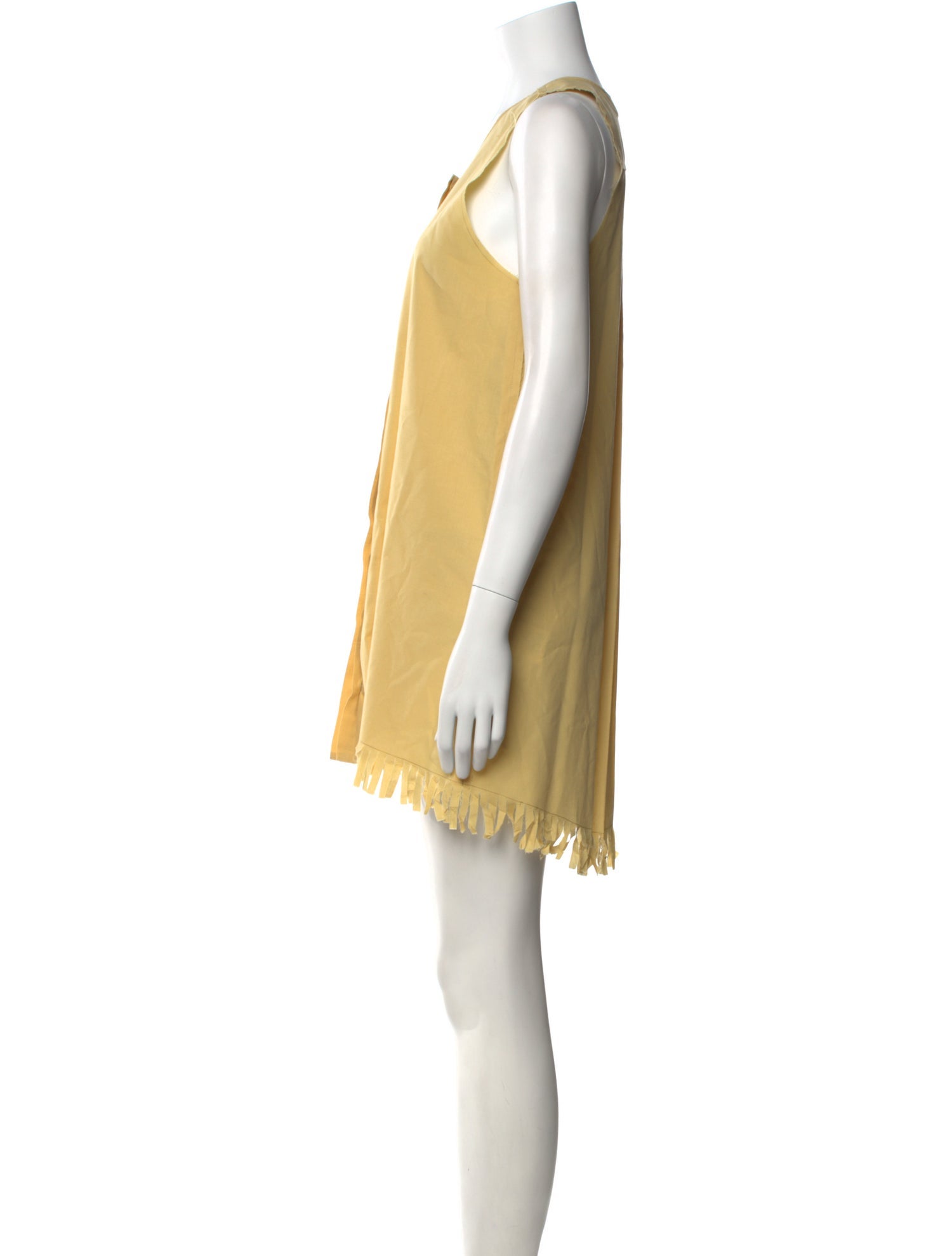 MM6 Maison Margiela Scoop Neck Mini Dress