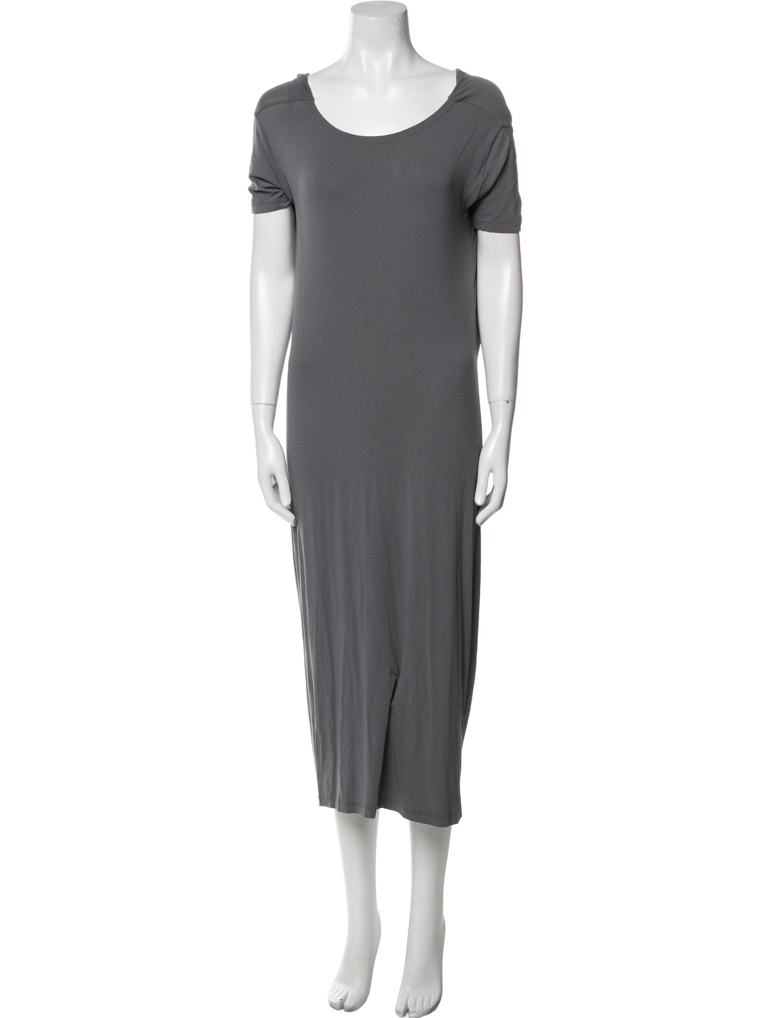 MM6 Maison Margiela Scoop Neck Knee-Length Dress