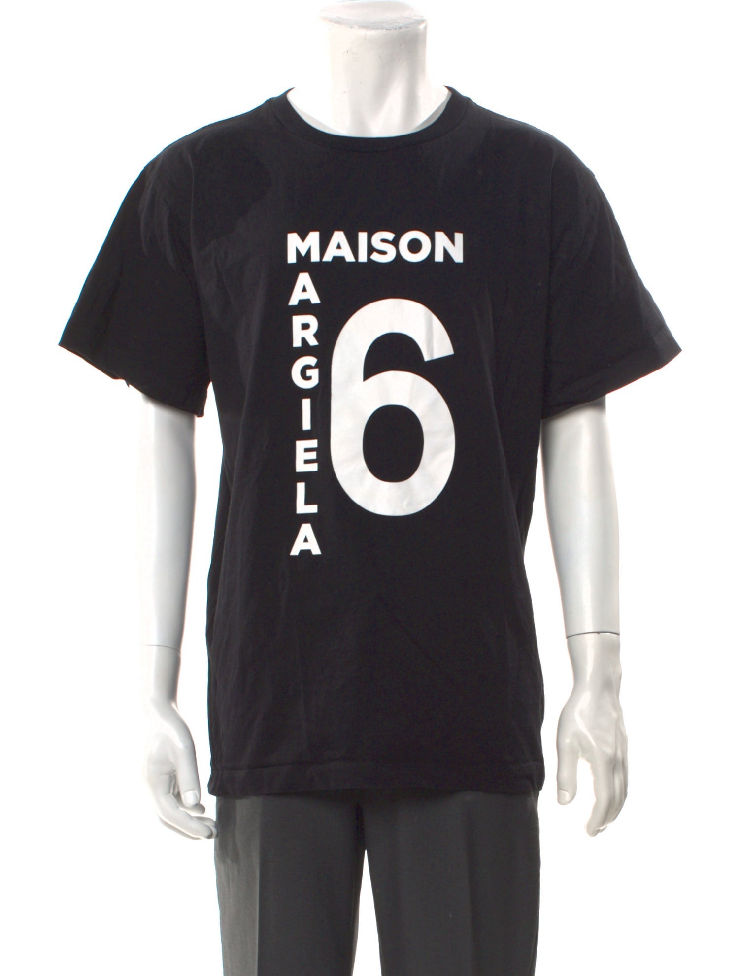 MM6 Maison Margiela Graphic Print Crew Neck T-Shirt