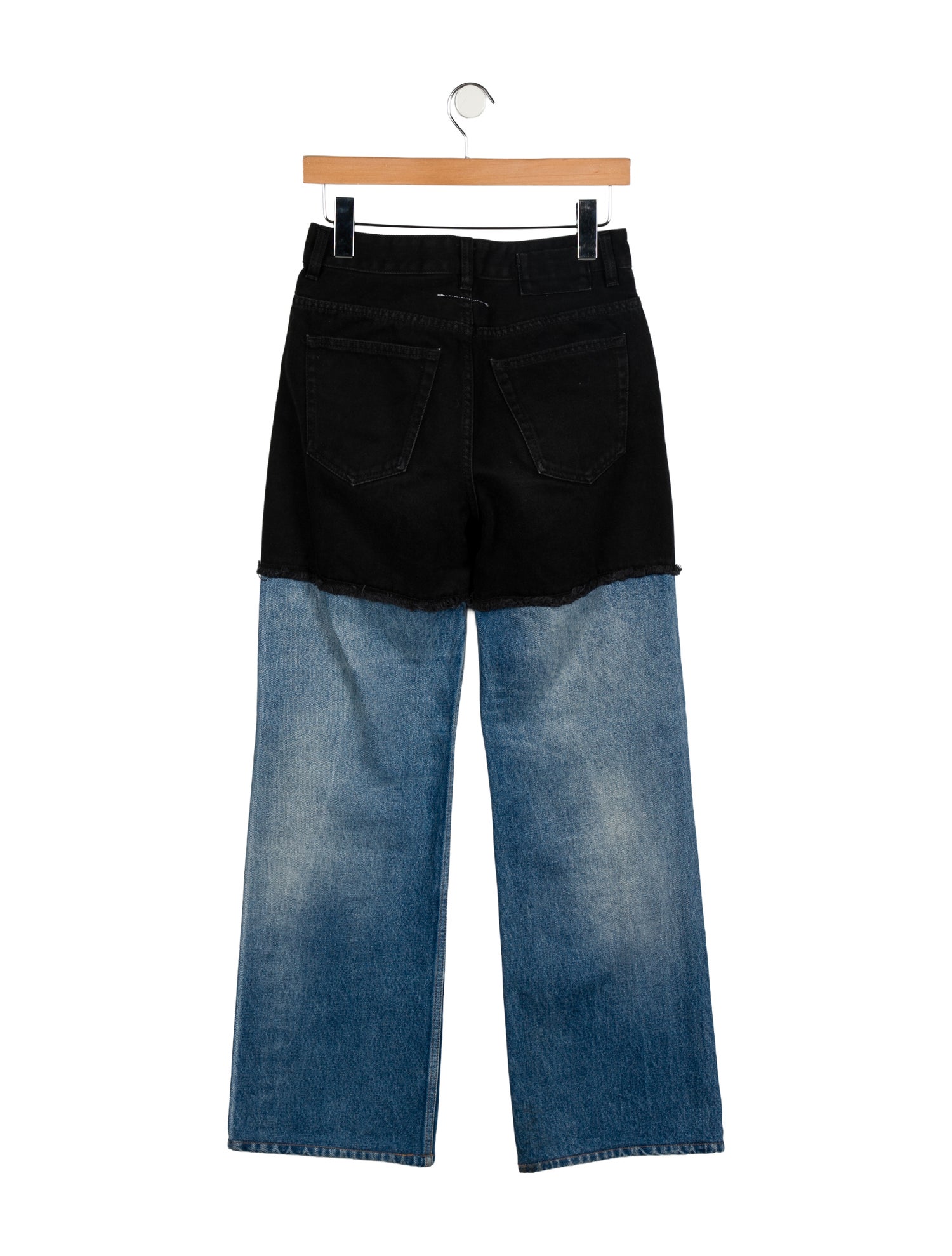 MM6 Maison Margiela Mid-Rise Wide Leg Jeans