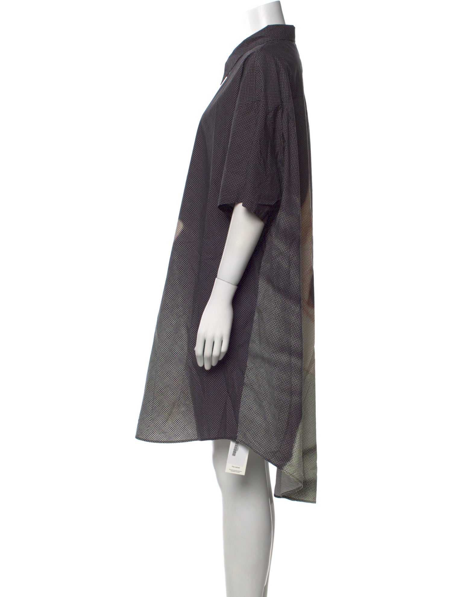 MM6 Maison Margiela Graphic Print Knee-Length Dress