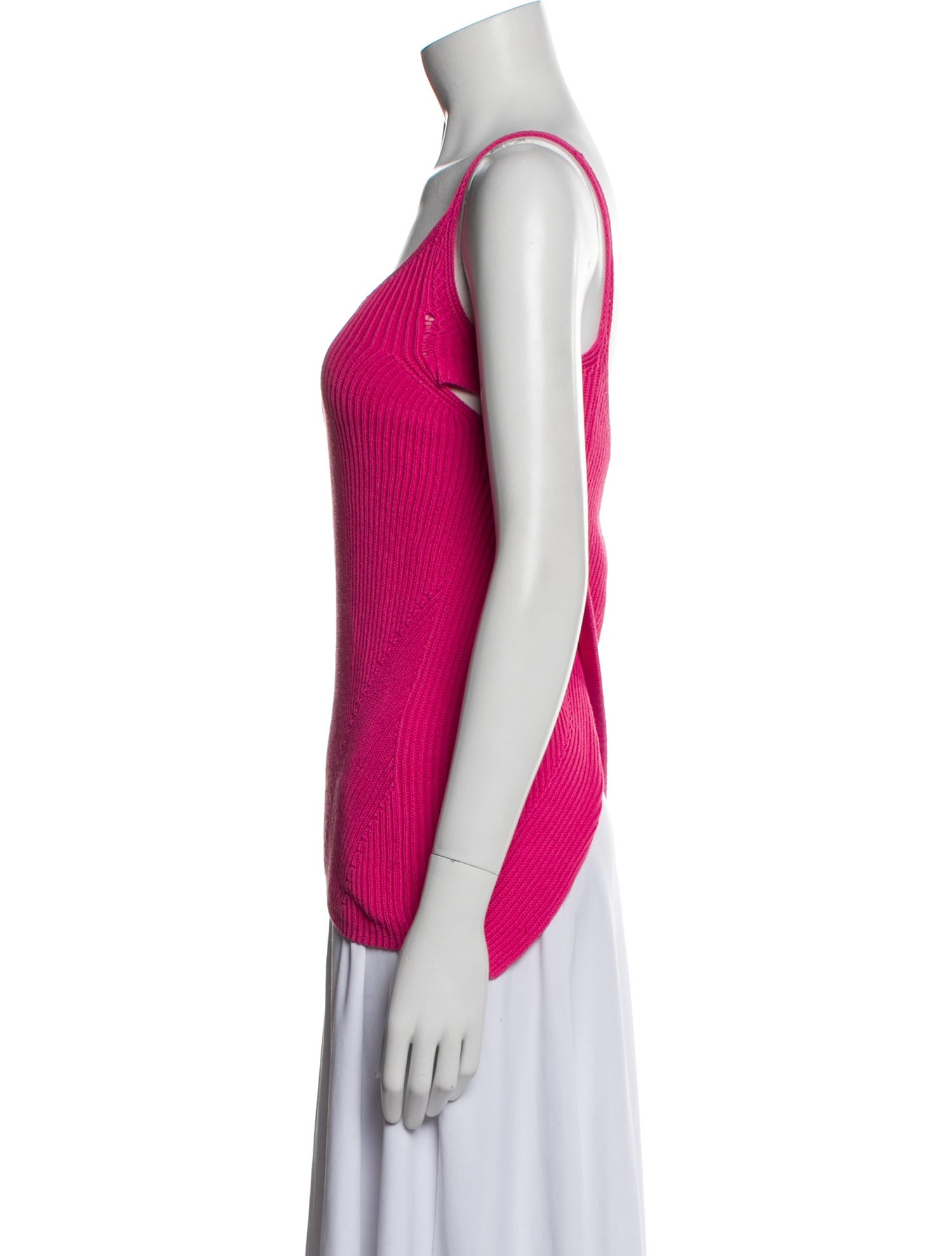 MM6 Maison Margiela Scoop Neck Sleeveless Top