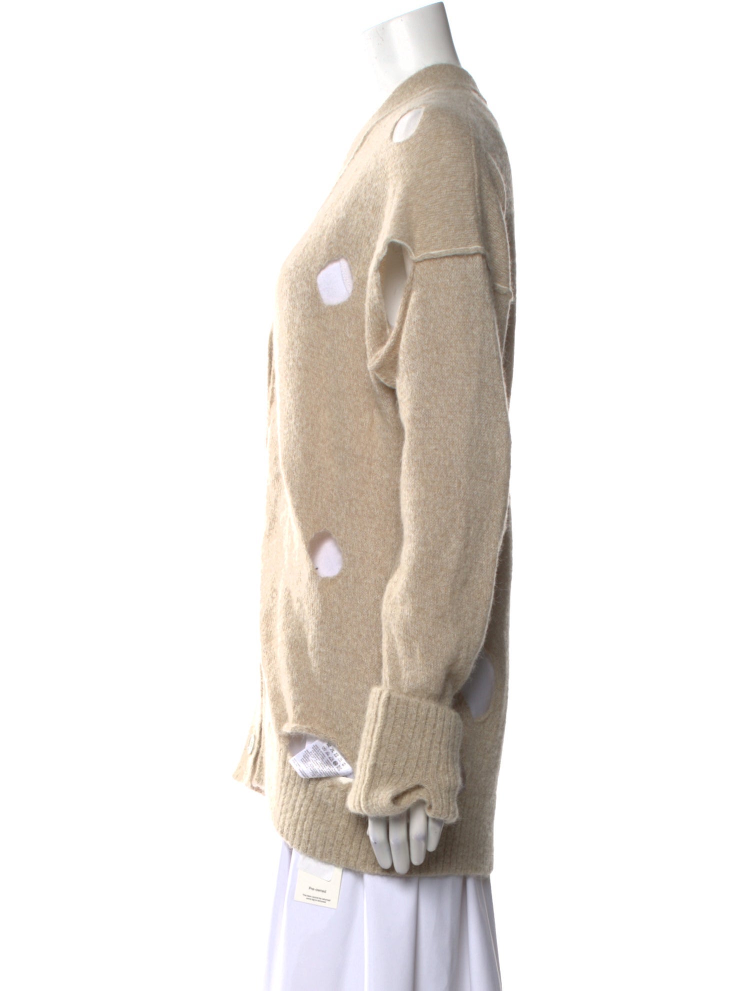 MM6 Maison Margiela Alpaca V-Neck Sweater