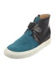 MM6 Maison Margiela Suede Colorblock Pattern Sneakers