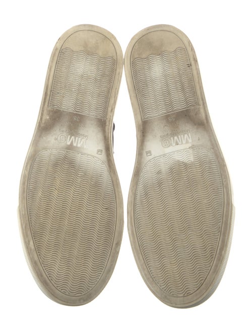 MM6 Maison Margiela Suede Colorblock Pattern Sneakers