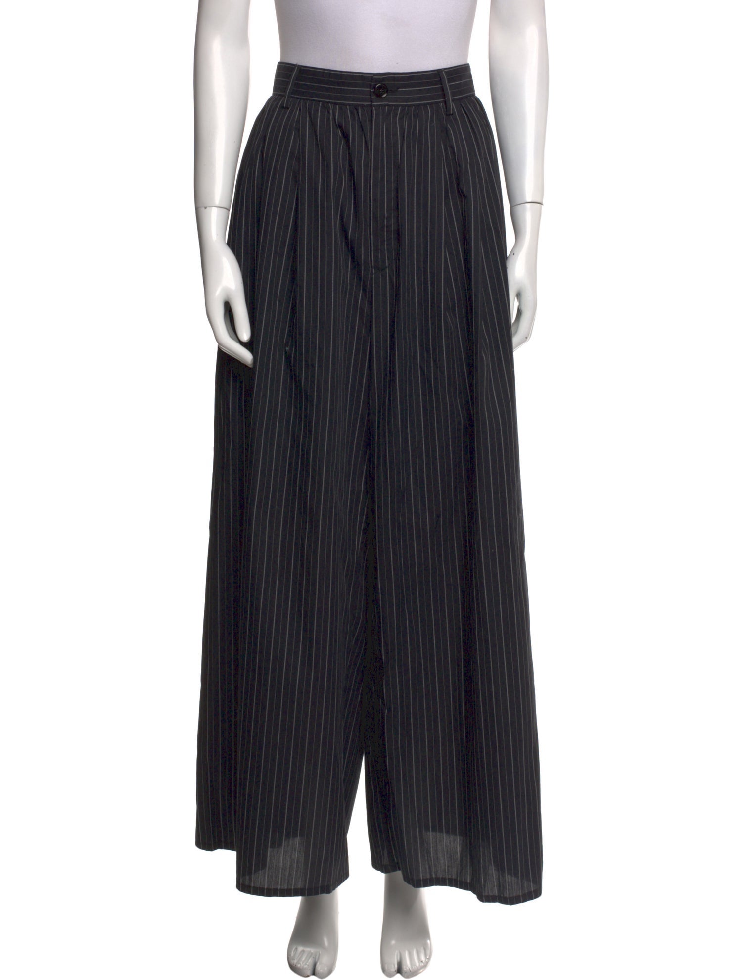 MM6 Maison Margiela Striped Wide Leg Pants