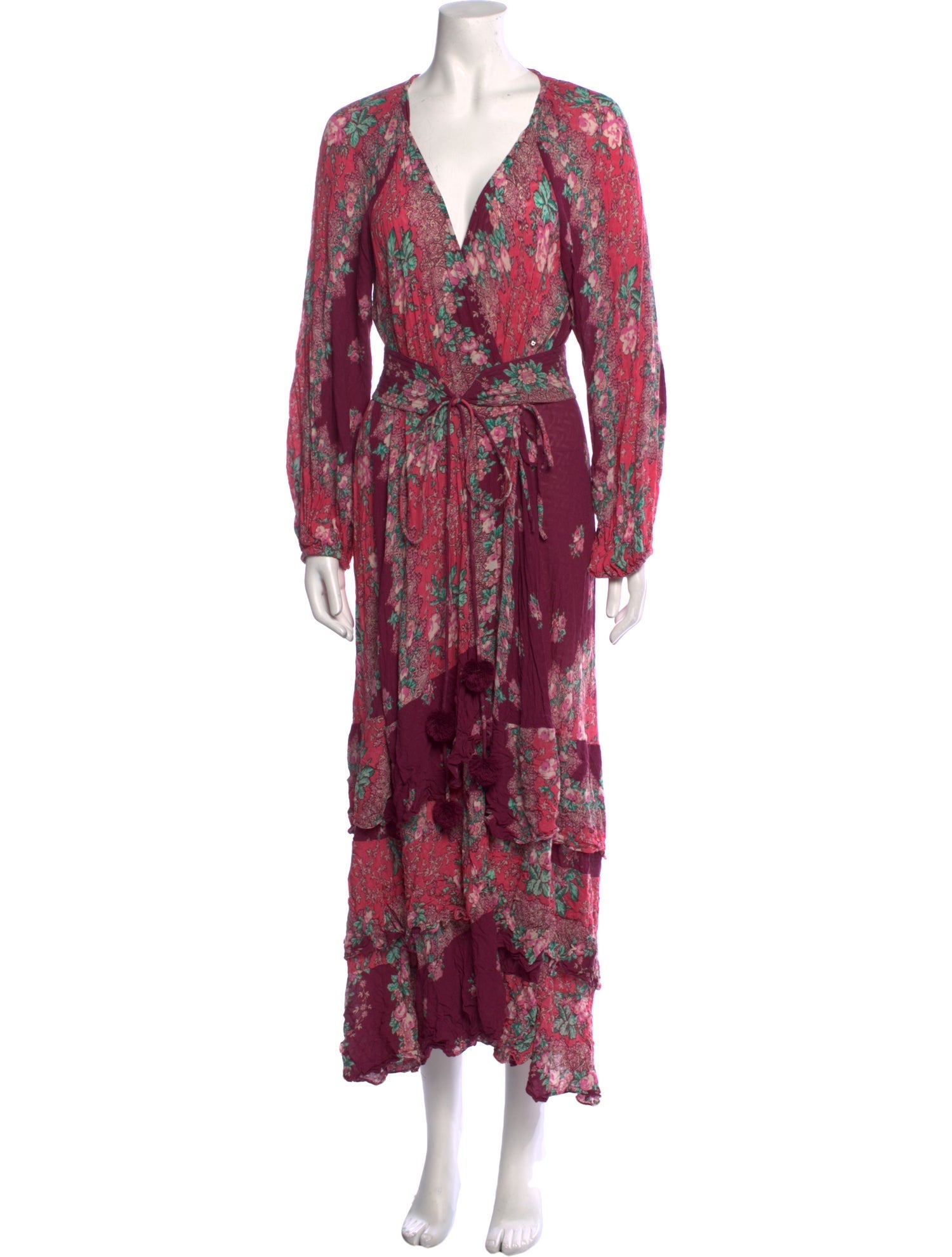 MM6 Maison Margiela Floral Print Midi Length Dress