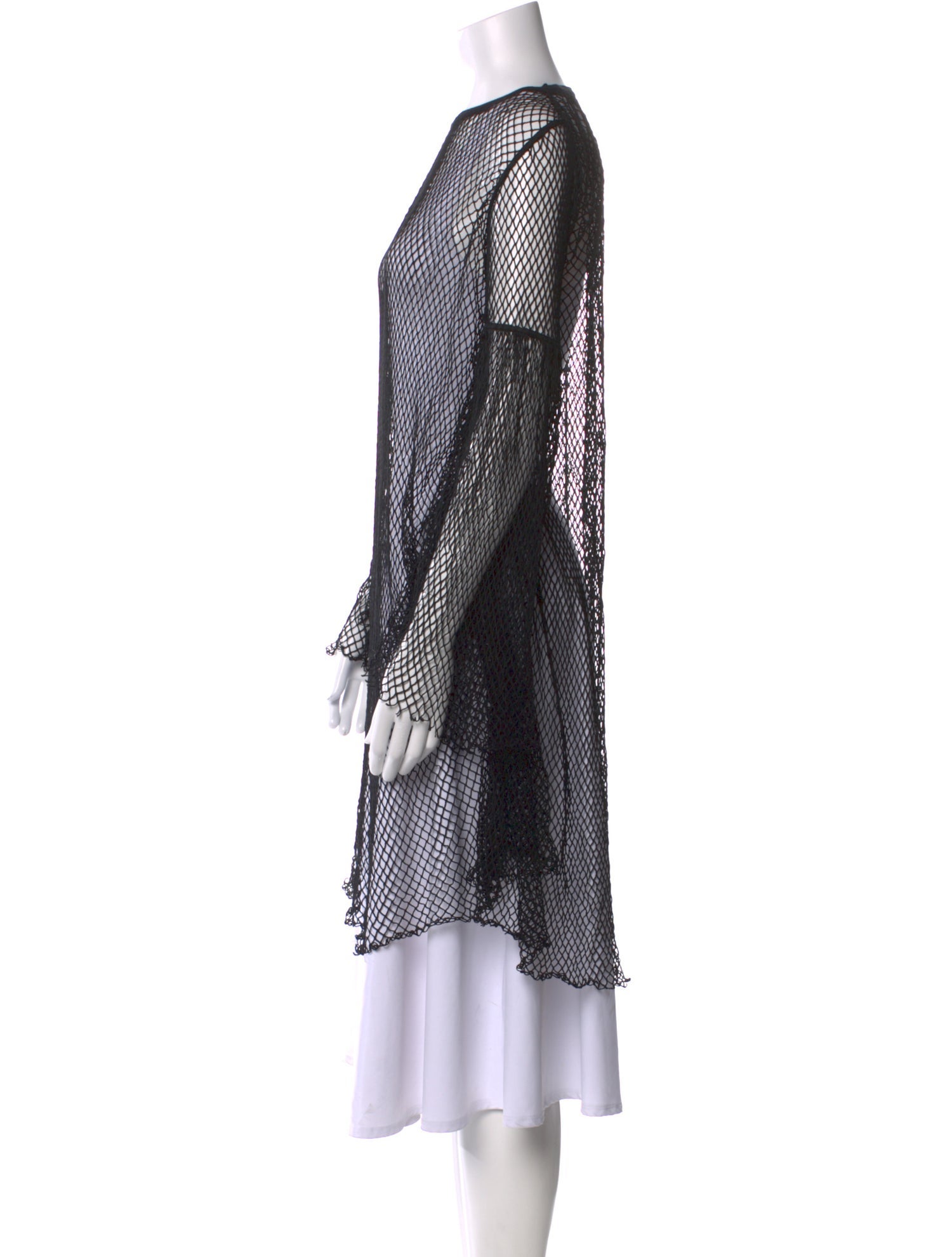 MM6 Maison Margiela Bateau Neckline Long Sleeve Tunic