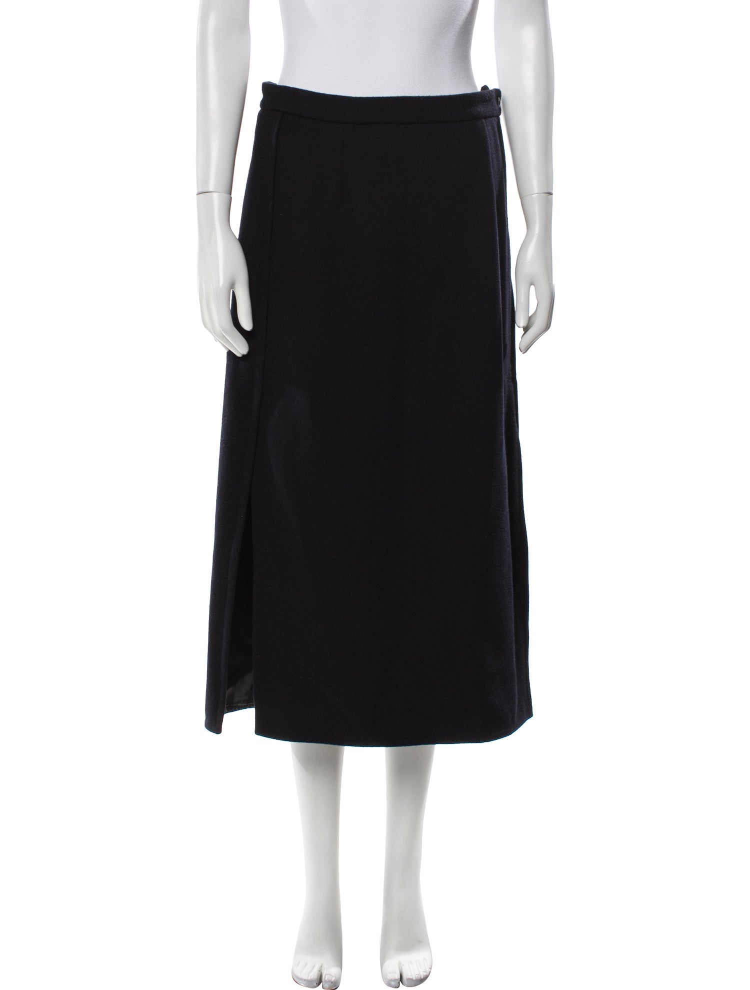MM6 Maison Margiela Wool Midi Length Skirt