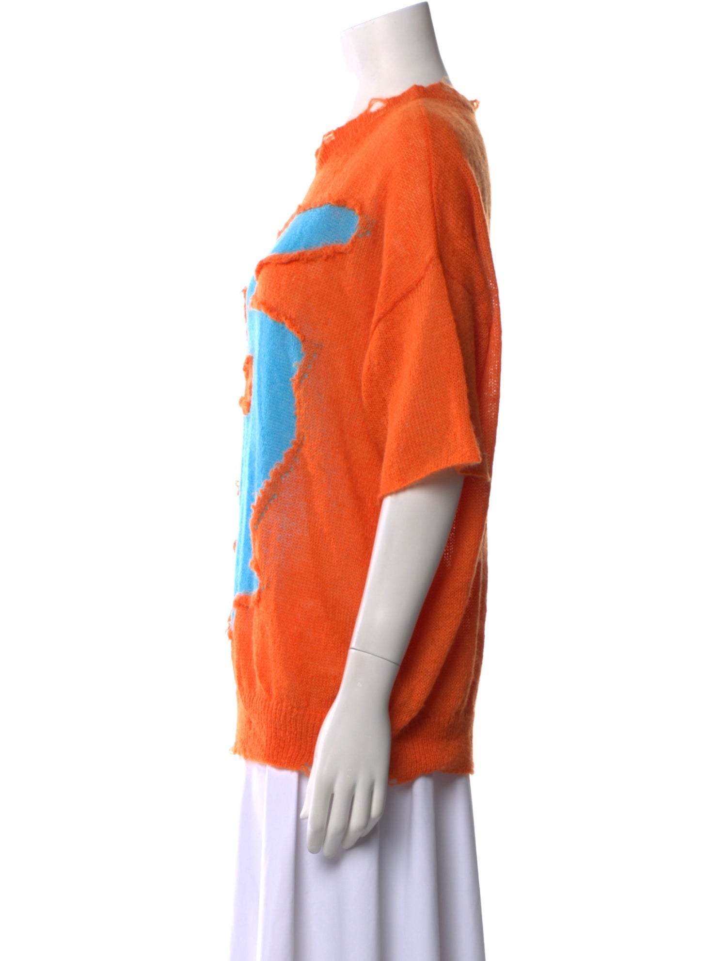 MM6 Maison Margiela Printed Scoop Neck Sweater w/ Tags