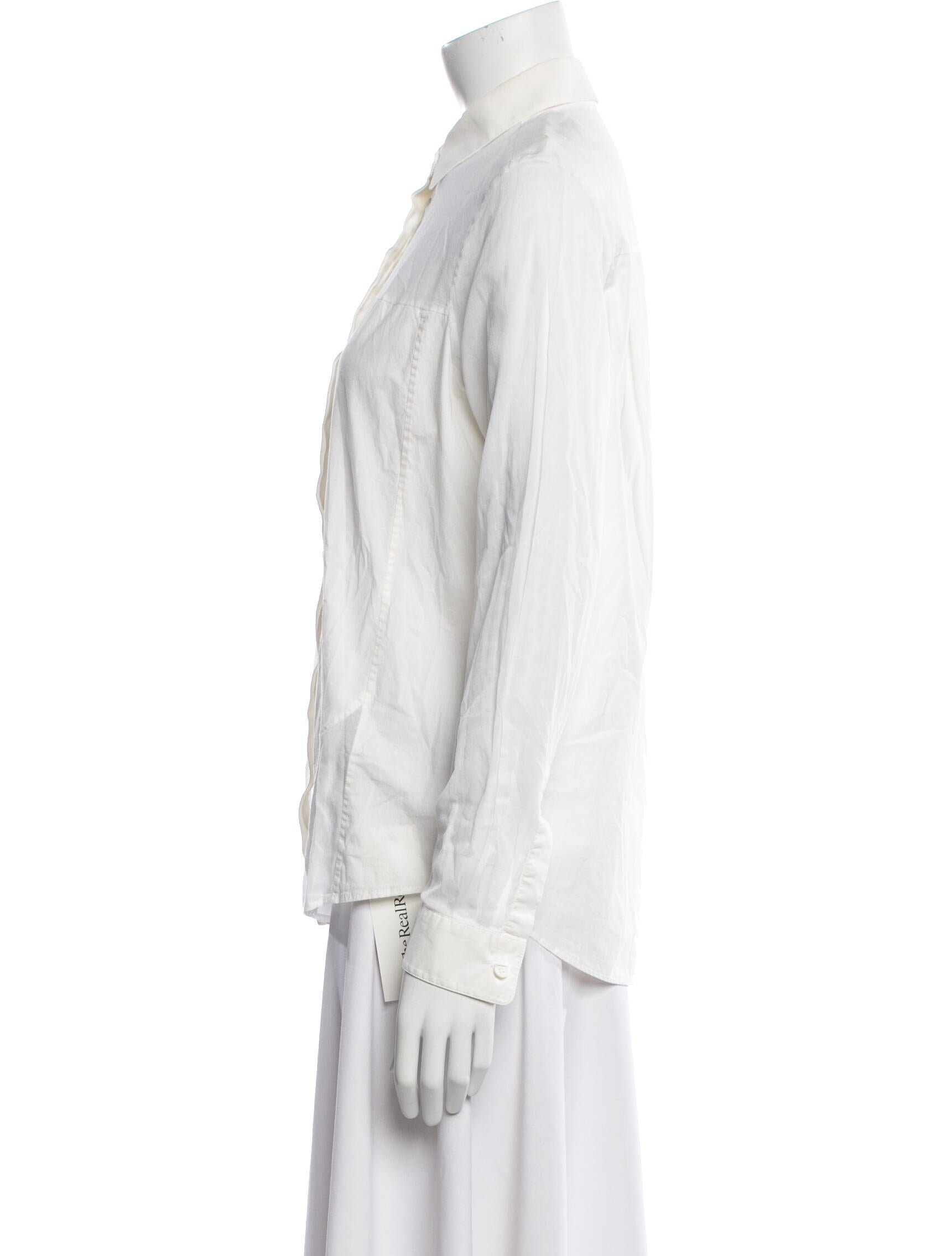 MM6 Maison Margiela Long Sleeve Button-Up Top