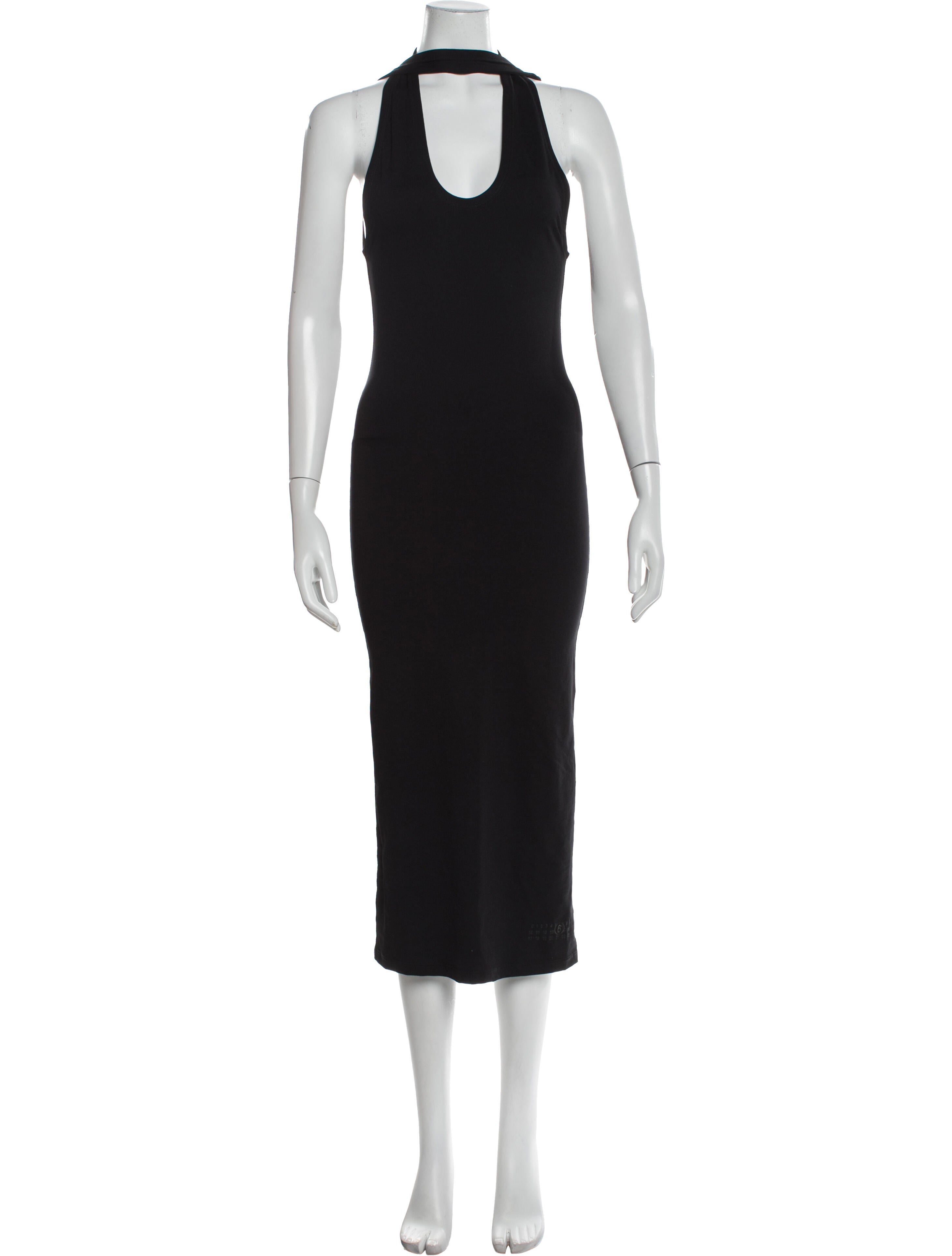 MM6 Maison Margiela Halterneck Long Dress w/ Tags