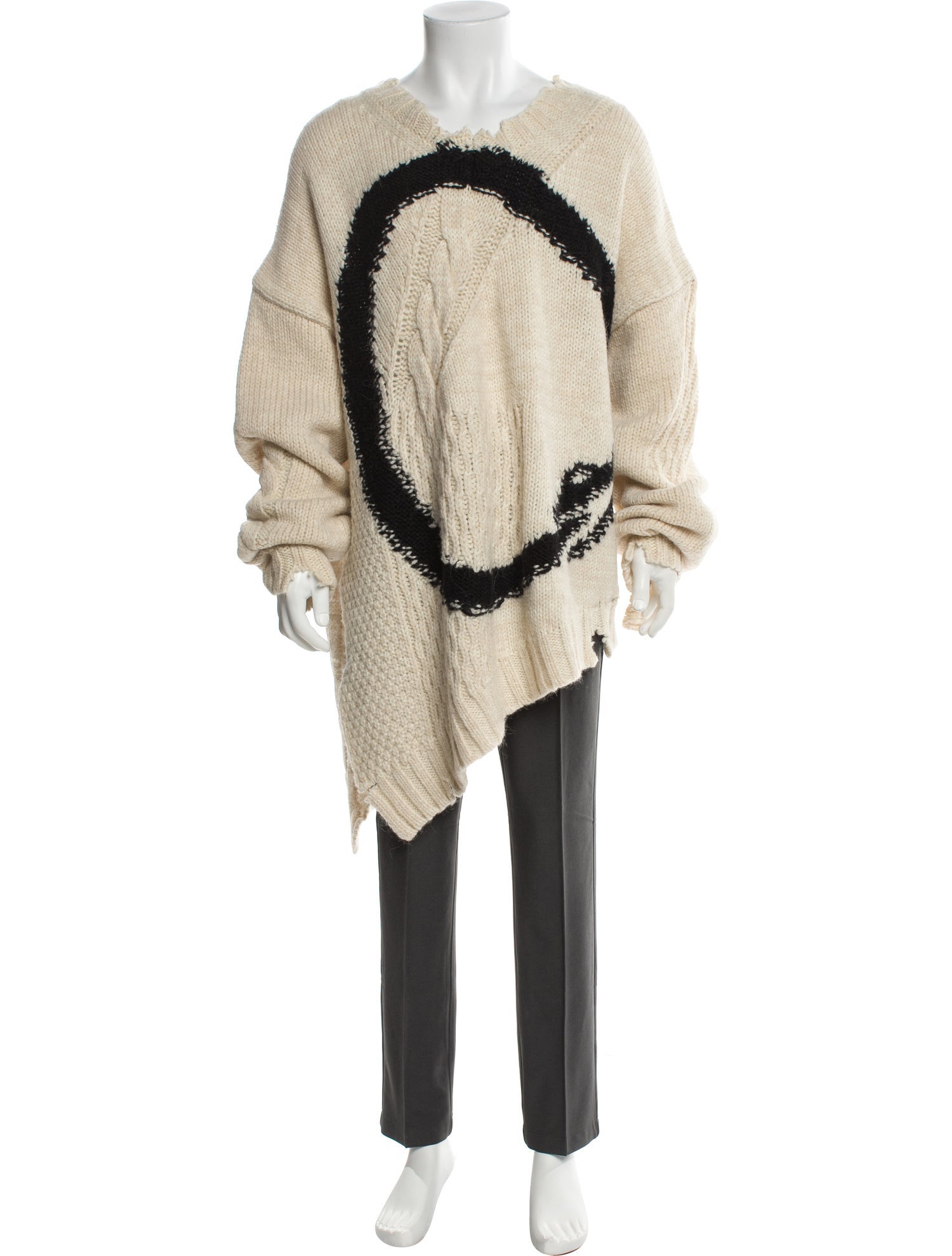 MM6 Maison Margiela Wool Patterned Cardigan