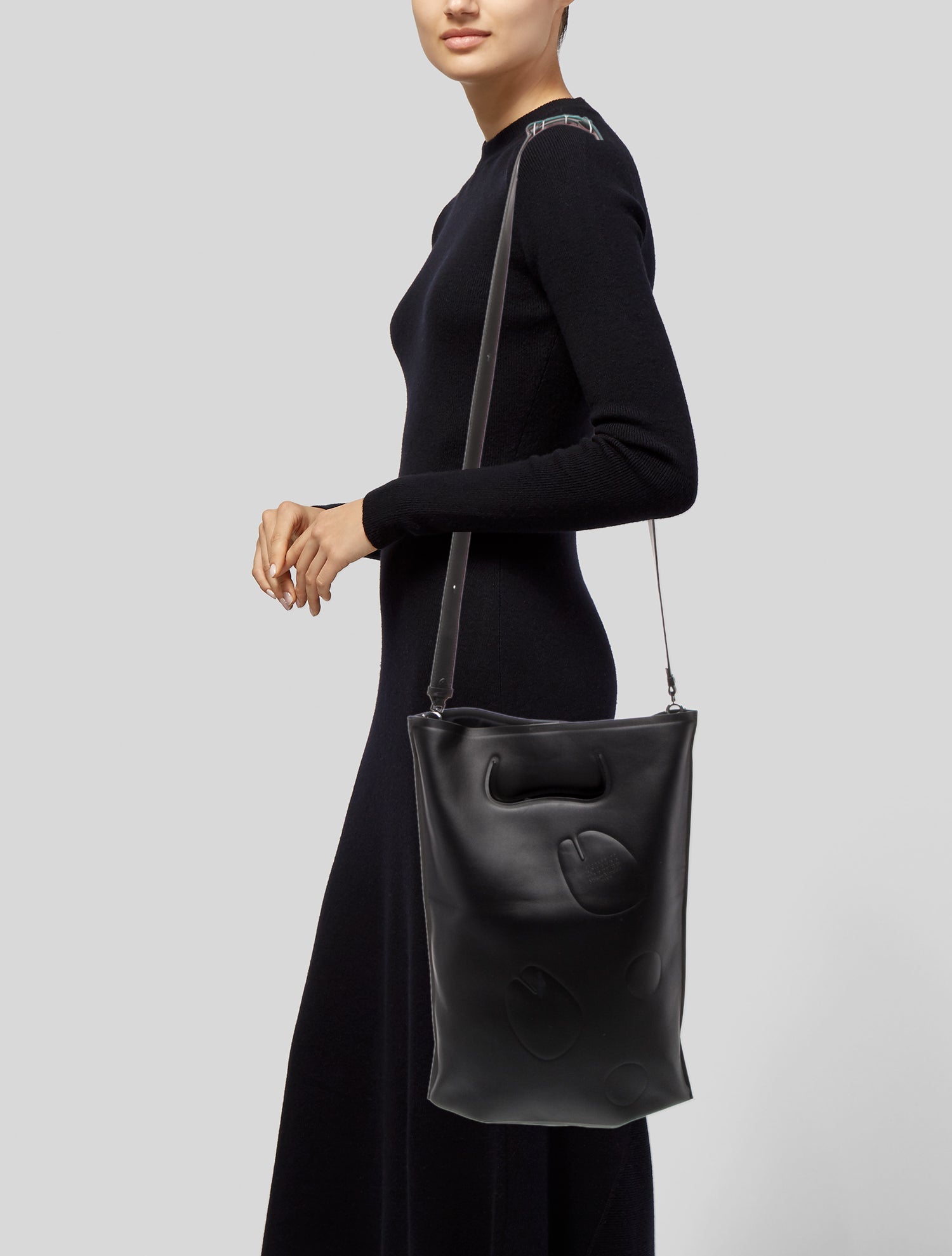 MM6 Maison Margiela Leather Bucket Bag