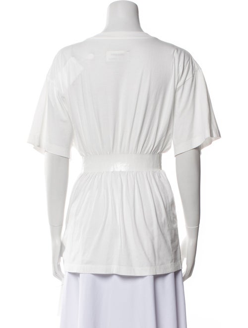 MM6 Maison Margiela Mock Neck Short Sleeve Tunic